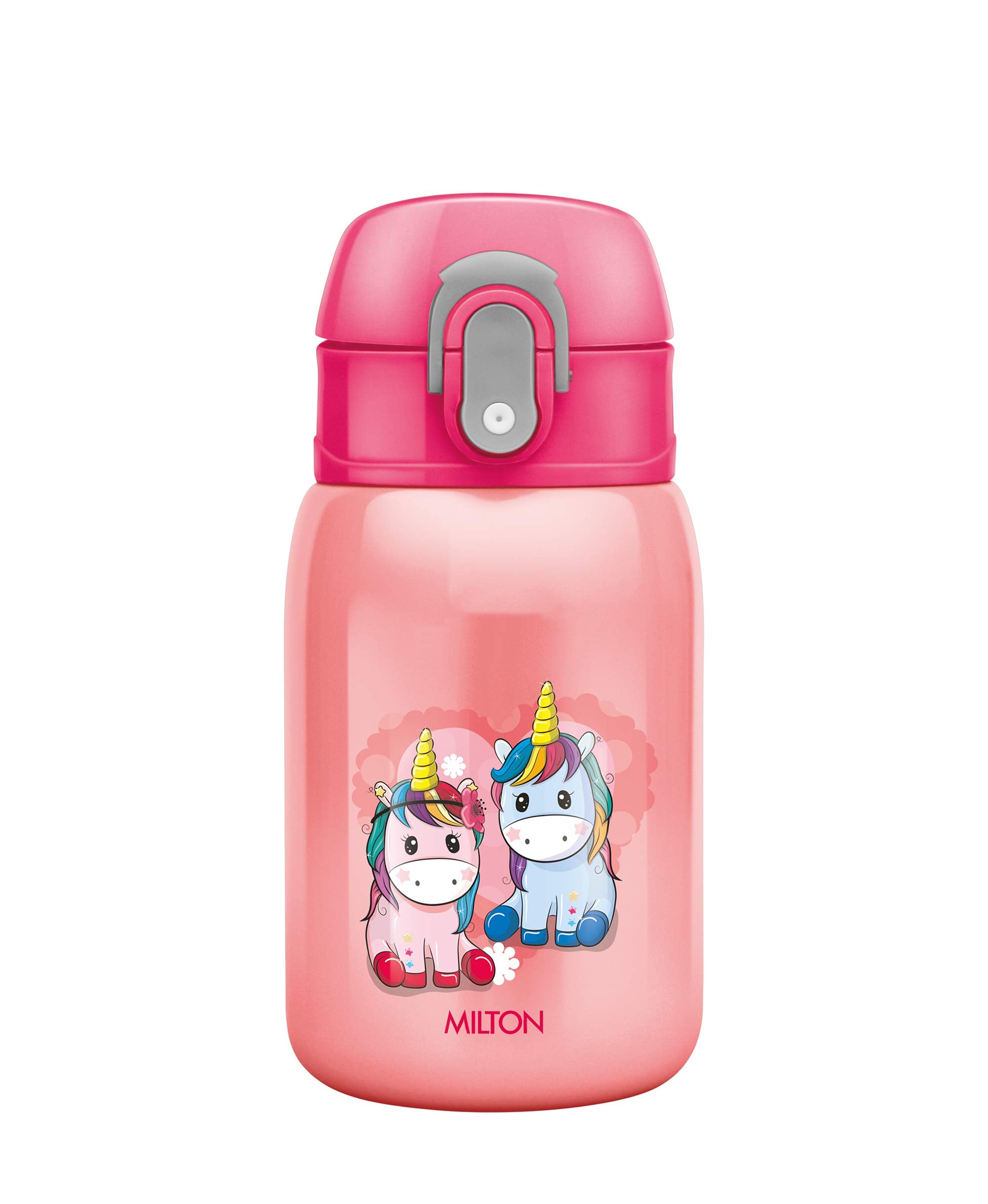 Milton Jolly 275 Thermosteel Kids Hot And Cold Water Bottle, 230 Ml, Pink
