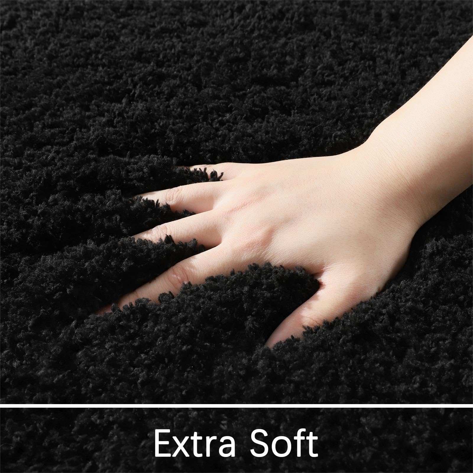 Lochas Bathroom Rug Runner 24X48 Inch, Soft Thick Absorbent Microfiber Bath Rugs For Bathroom, Machine Washable, Shaggy Plush No