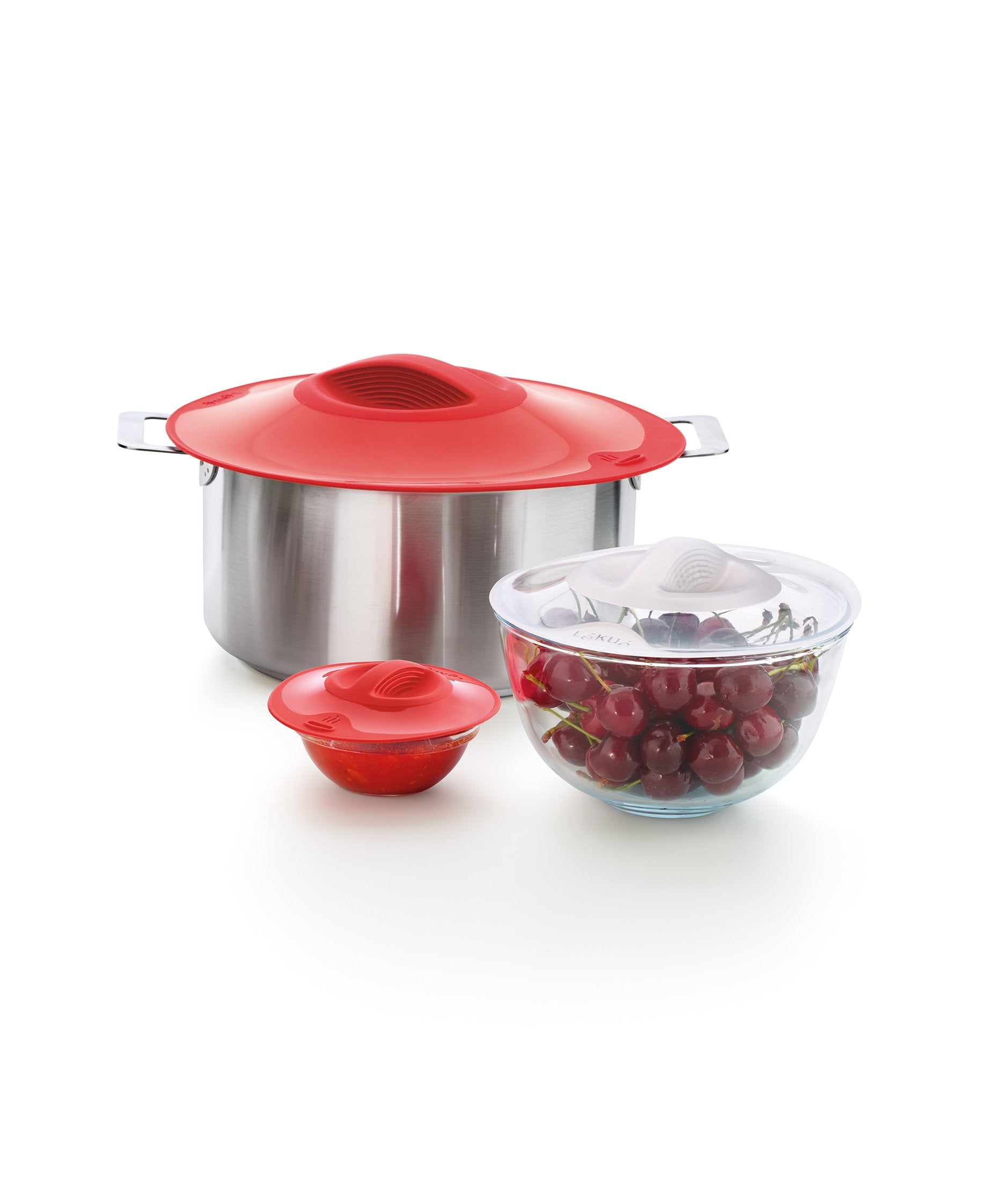 Lekue Suction Lid, 12.6''/32Cm, Clear