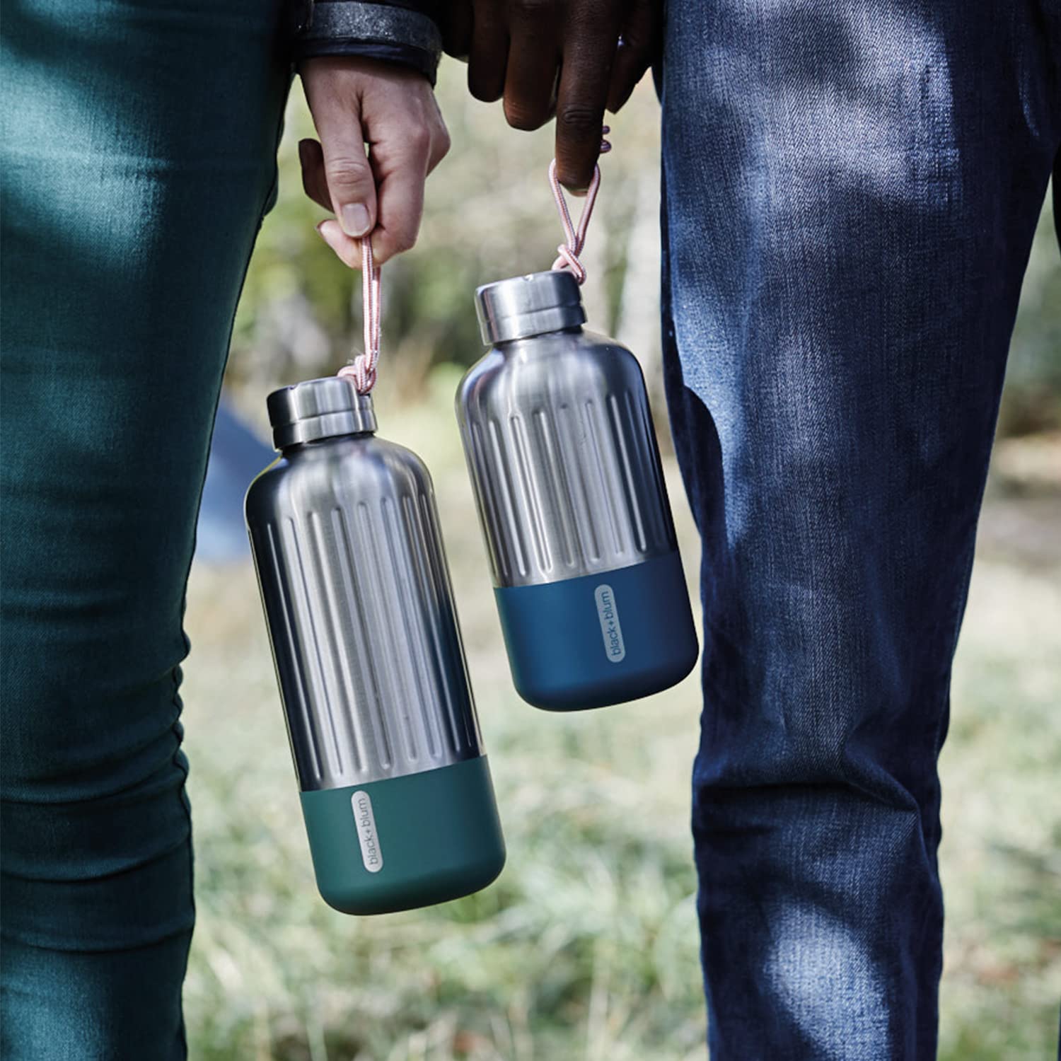 Black + Blum Explorer Insulated Flask, Olive, 650 Ml, Thermal Drinking Bottle Keeps Cold For 24 Hours And Hot For 12 Hours, 100%