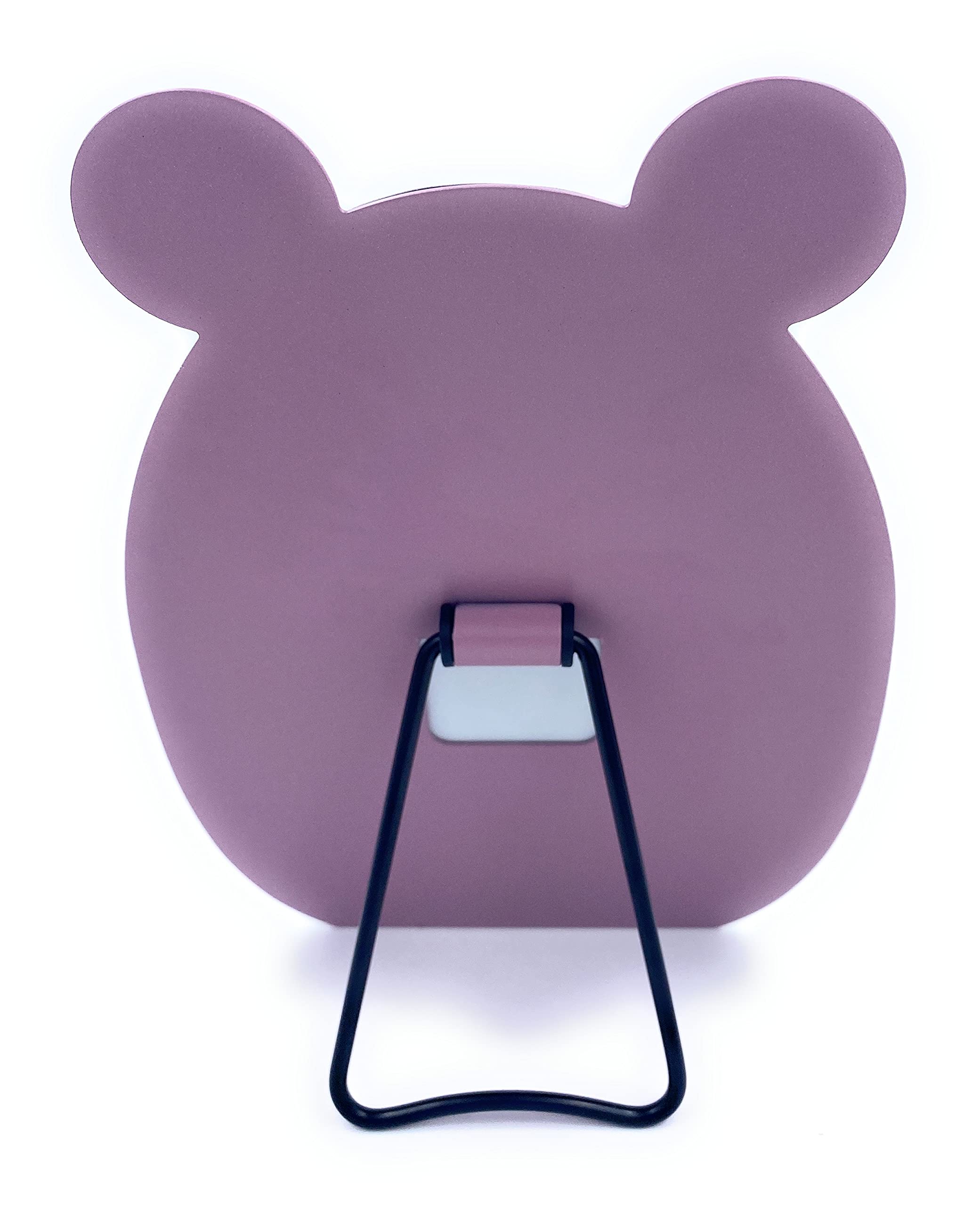 Aeisage Kids Makeup Mirror Kawaii Compact Desktop Mirror For Girls Table Mirror Purple Panda With Stand Mirror Cute For Desk, 6
