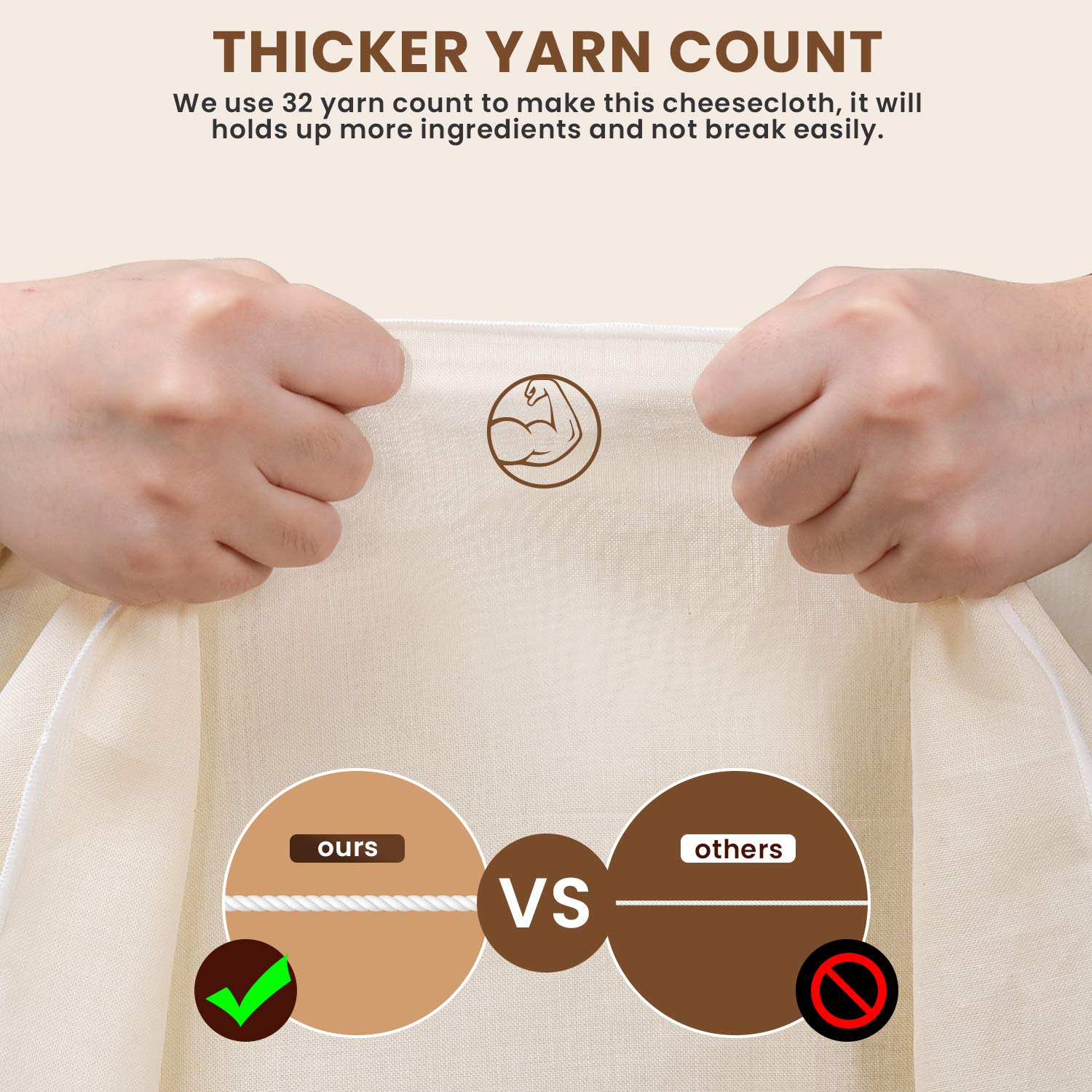 Precut Cheesecloth, 30 X 30'' 4 Pack, Grade 100, Ultra Fine For Straining & Cooking, 100% Unbleached Cotton Cheese Cloth For Mak