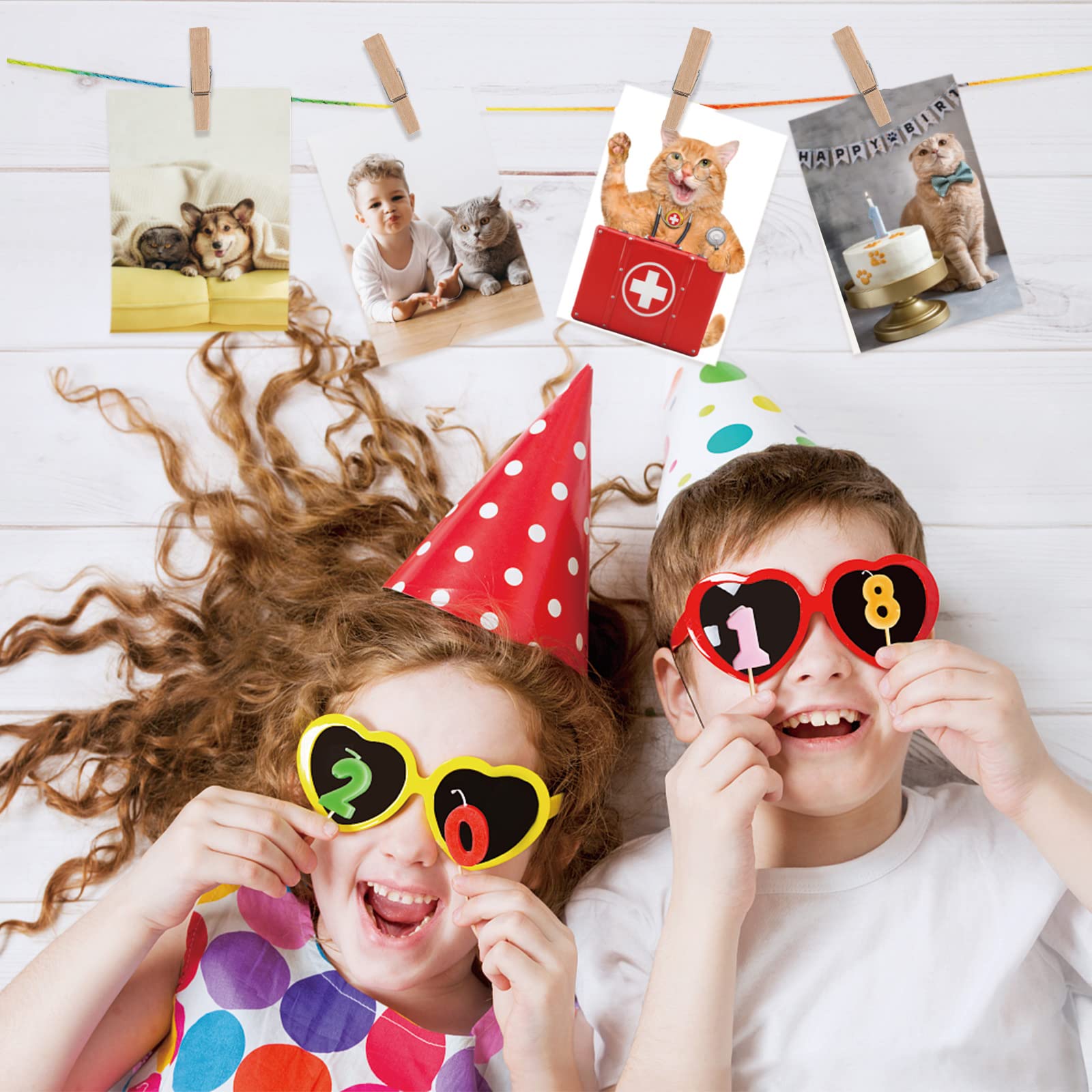 (Pack Of 50) Wooden Clothespins About 2-7/8'' Long