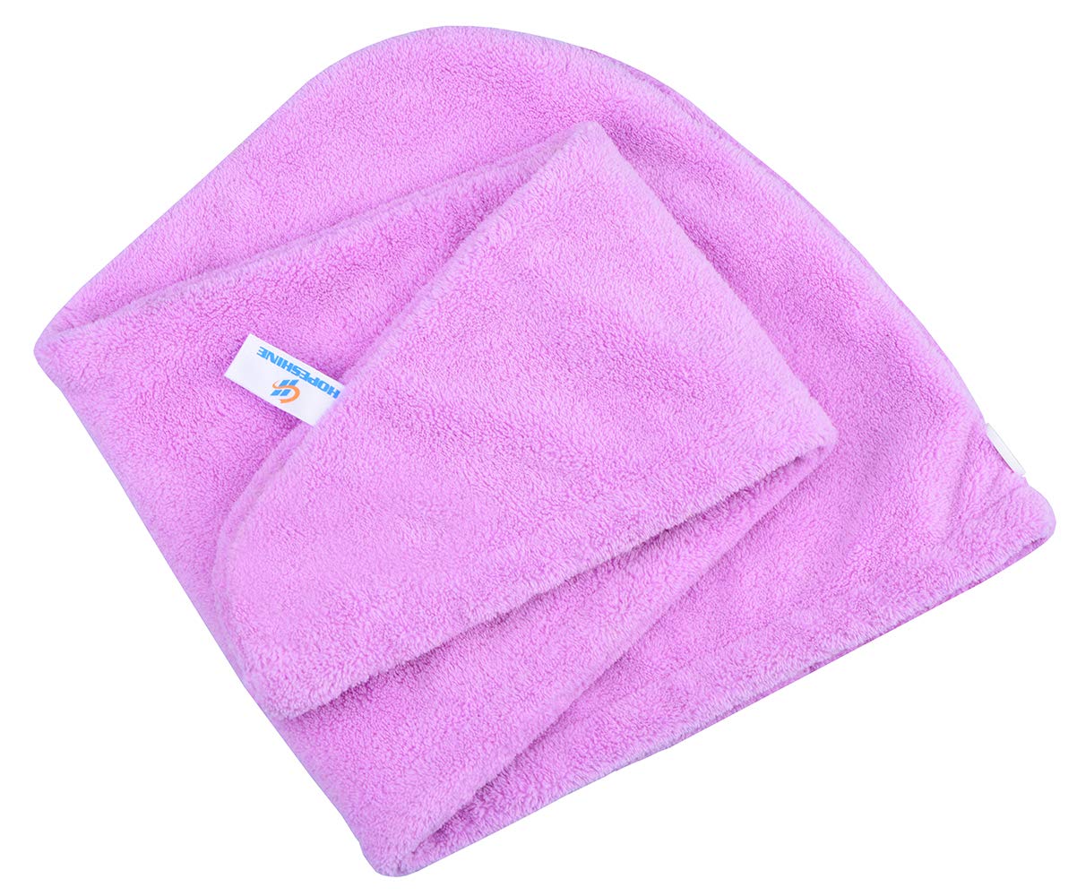HOPESHINE Hair Drying Towel Twist Women's Soft Shower Microfiber Towels for Hair Turban Wrap Fast Drying Ultra Absorbent Cap Gre