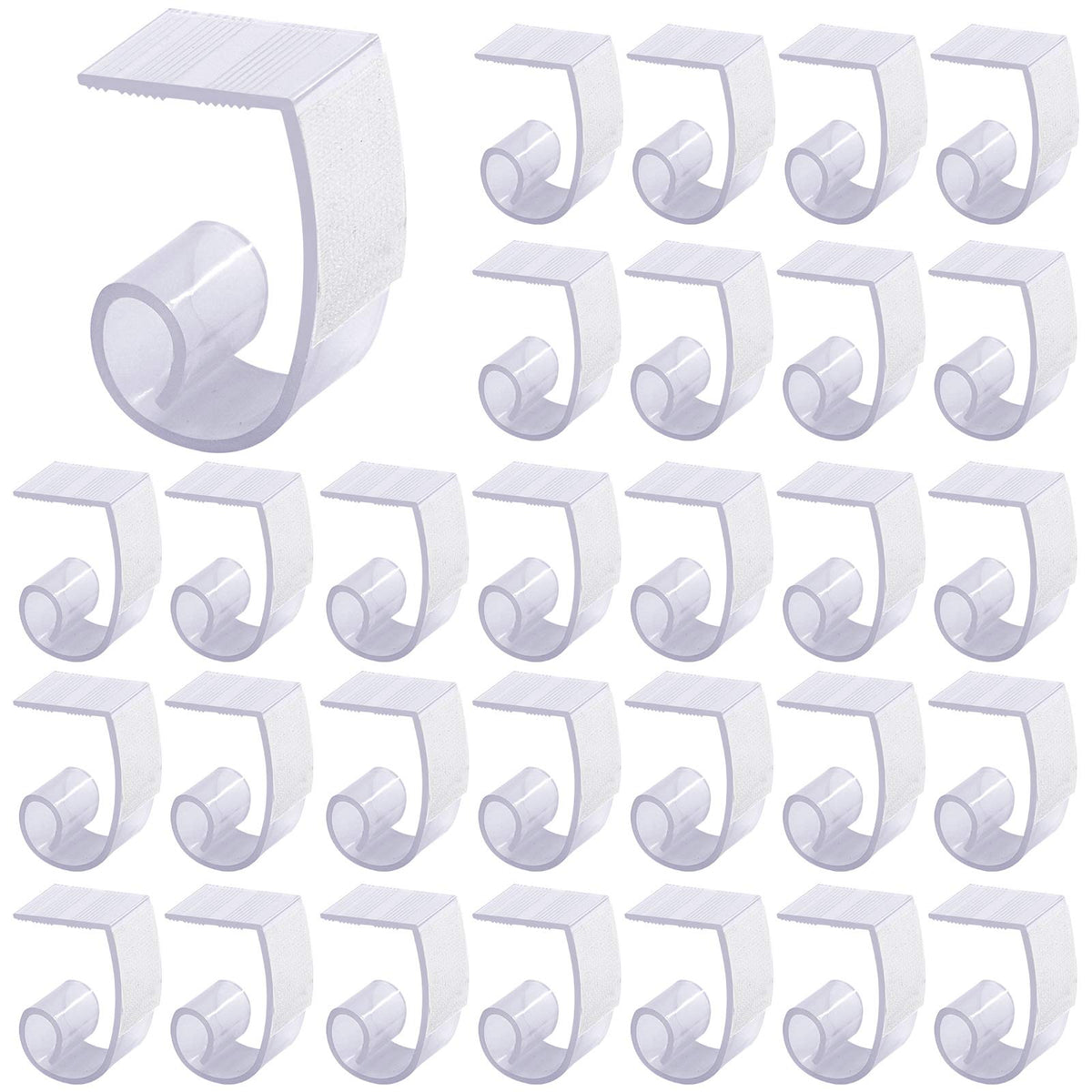 Glarks 30 Pack Rectangular Shape Plastic Table Cover Clips Tablecloth ...