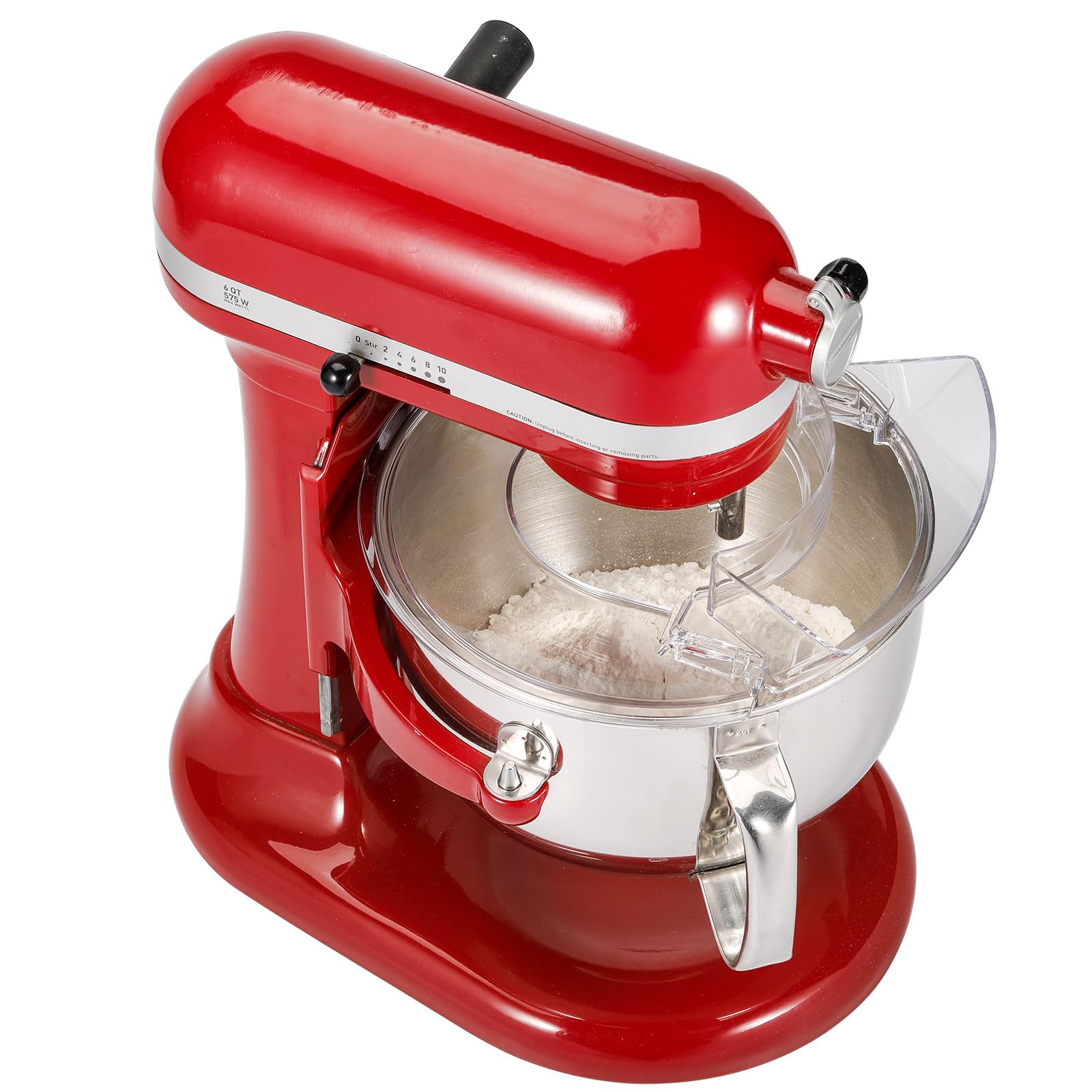 Ne-totoro Pouring Shield for KitchenAid 6 Quart Mixer, Clear Splash Guard with Removable Chute, Fits 5.5-7QT Bowl-Lift Models