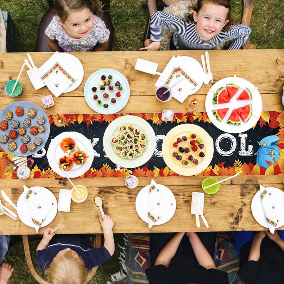 Back To School Table Runner 14X72'' Back To School Table Runner For Indoor Welcome To School Table Runner Decor Coffee Tabletop