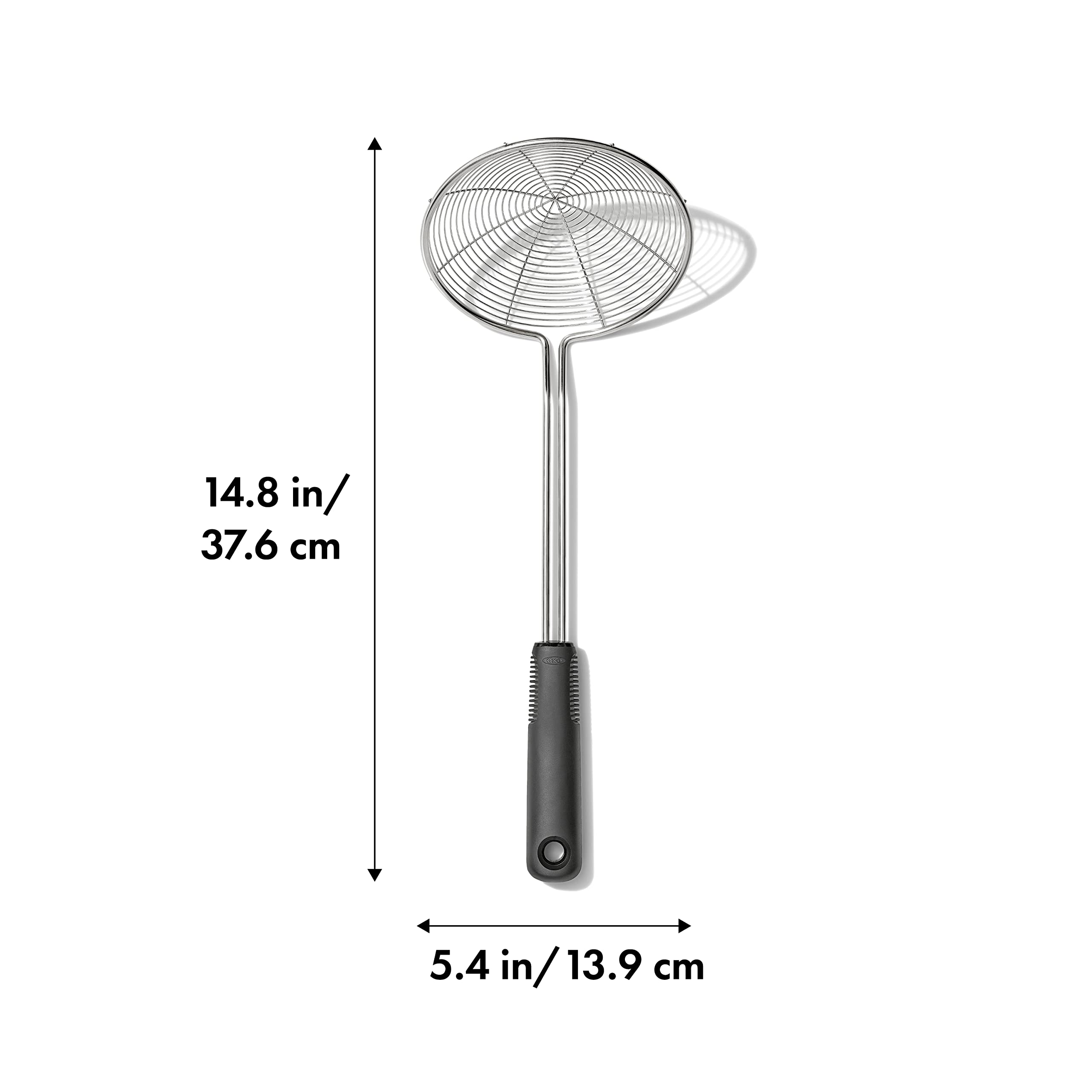 OXO good grips Stainless Steel Spider Scoop & Strain Skimmer Black