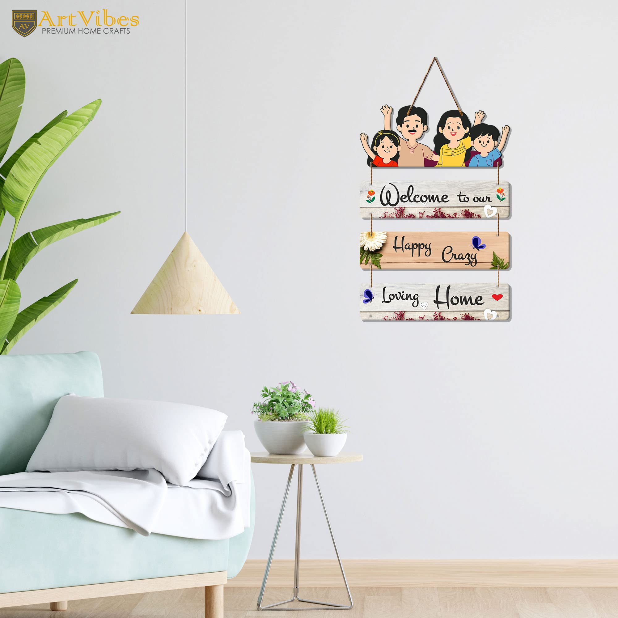 Artvibes Home Quote Decorative Wooden Wall Art Hanging for Living Room | Bedroom | Gift | Home Decoration | Art Piece For Room D