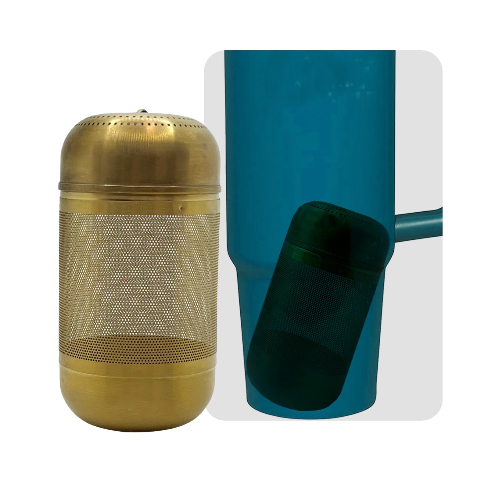 316 Stainless Steel IonPlated Fruit Infuser Insert &Tea Infuser for Loose Leaf,Compatible with Stanley,Hydro Flask,Iron Flask, 