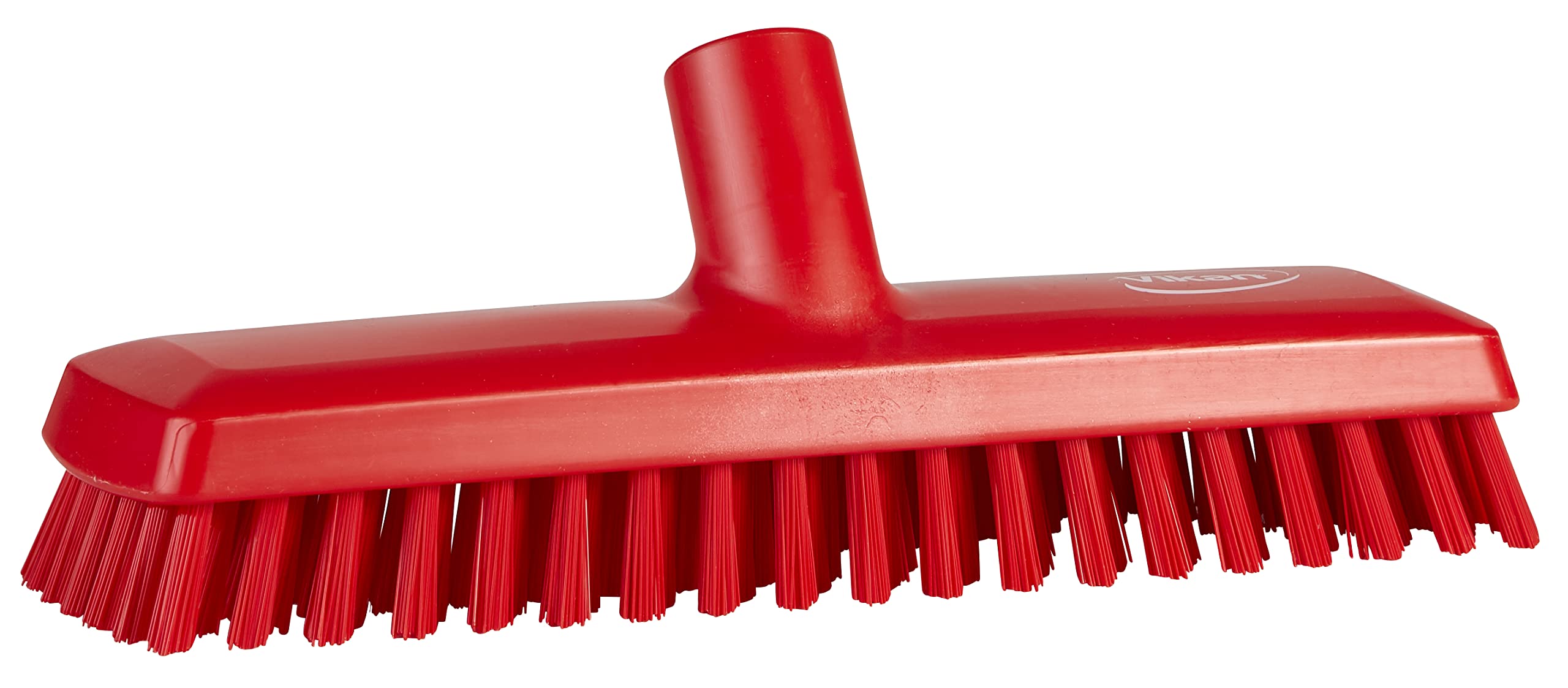 Vikan, Red Deck Scrub,Medium,11'',Pp/Pbt, 7043