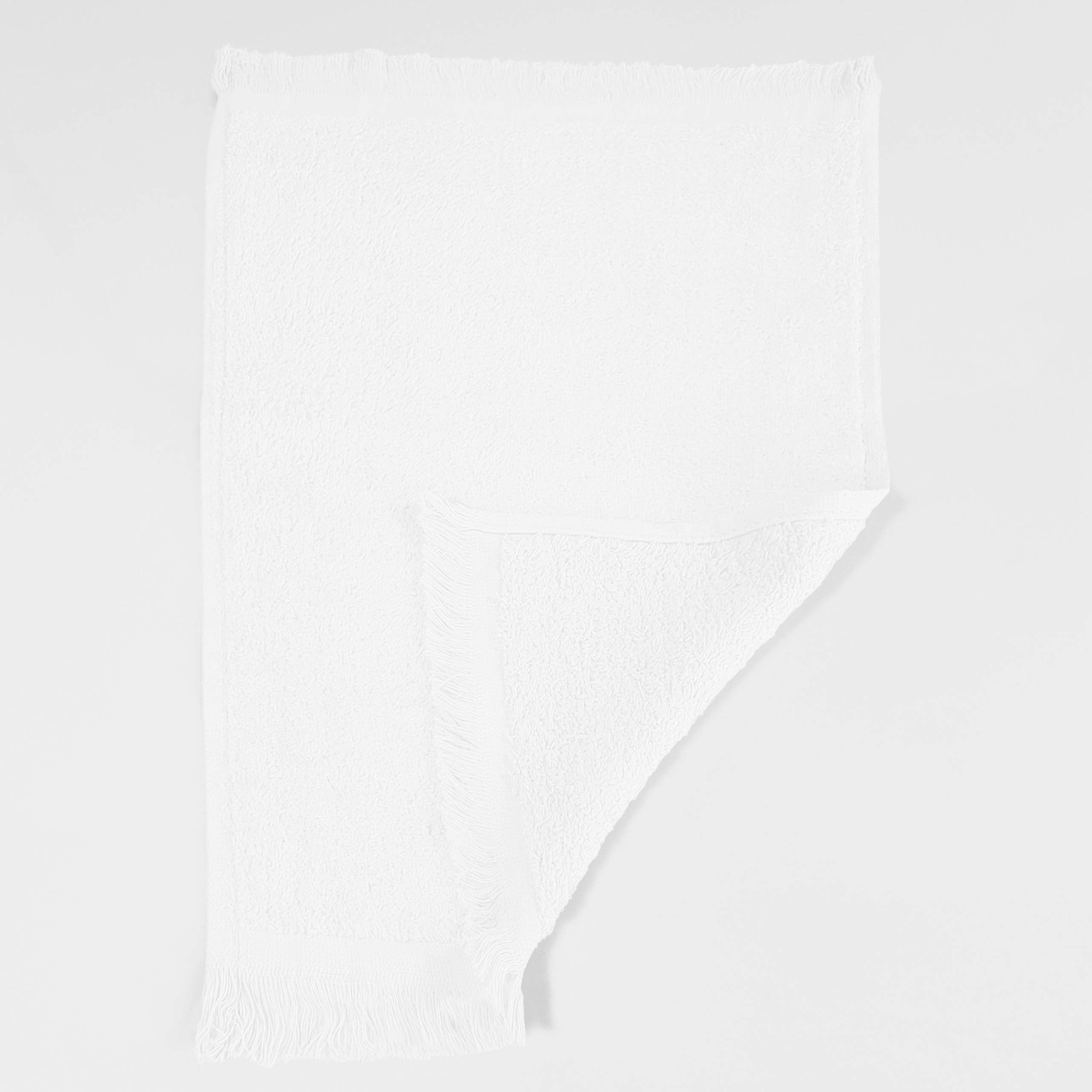 Totebagfactory (12 Pack Set Of 12- Promotional Priced Fingertip Towels (White)