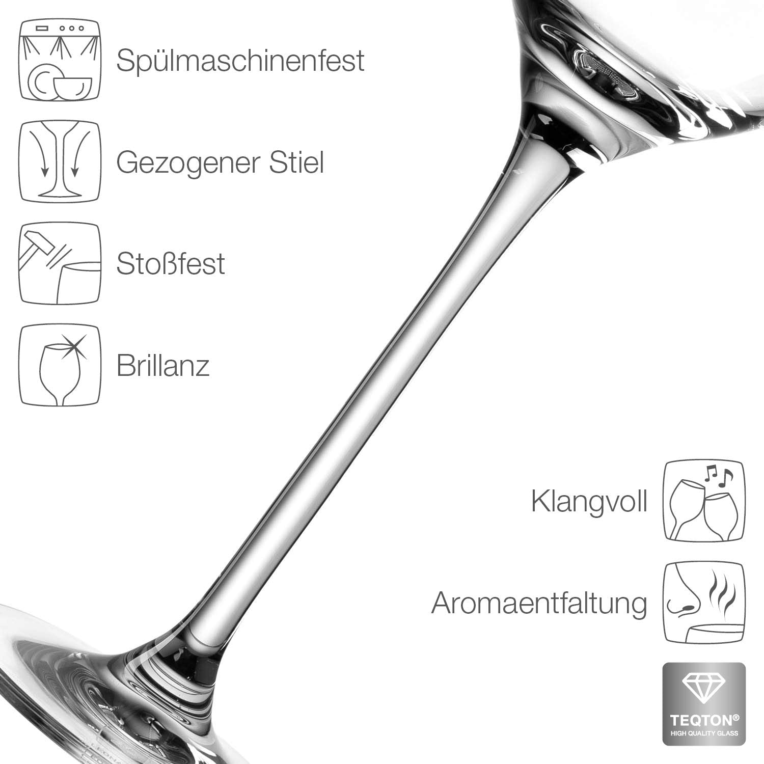 Leonardo Whitewine Cheers Glass, Set Of 6