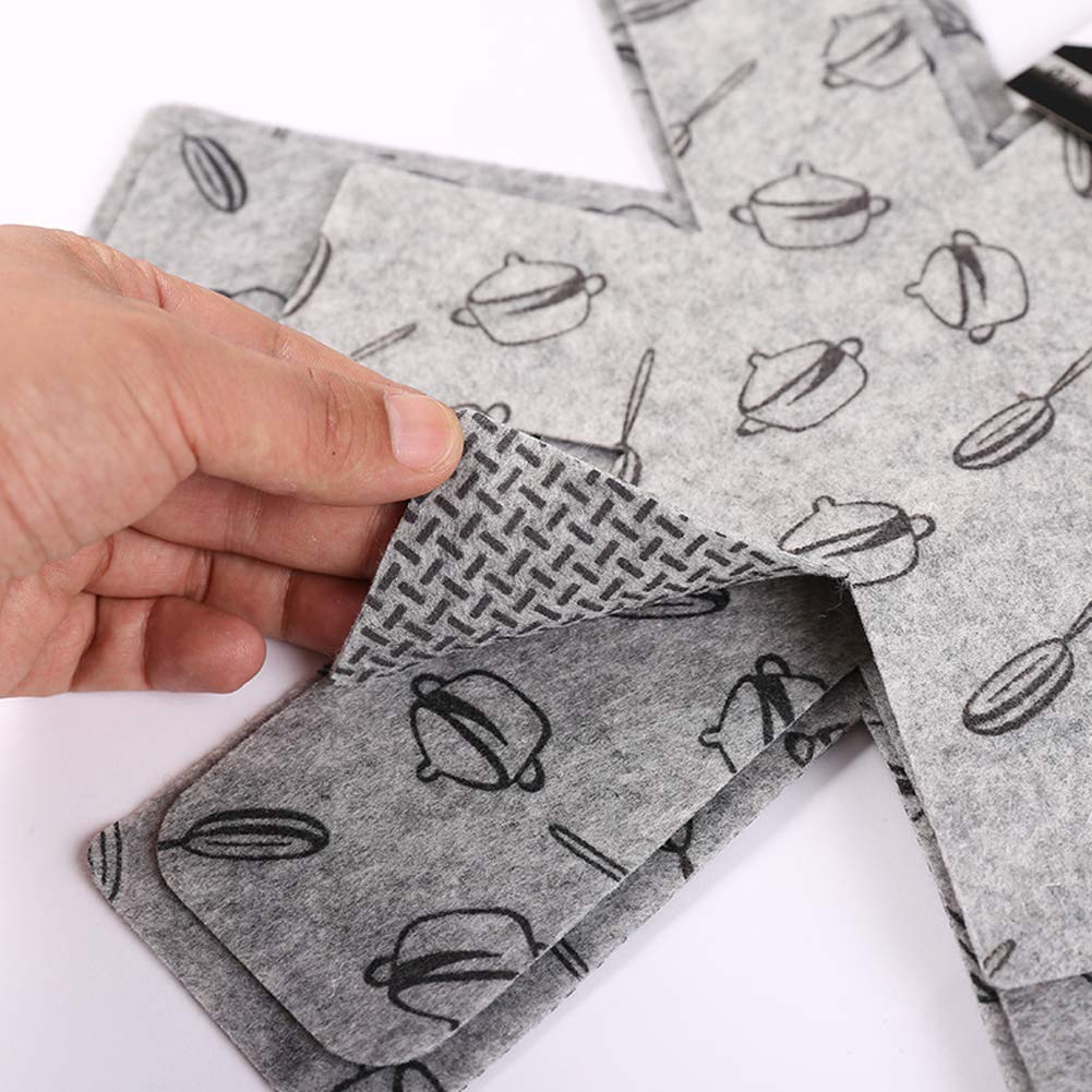 6 Pieces Pot Pan Protectors Pot And Pan Protectors Cookware Pans Divider Protector Pad Anti Slip Pans Separator To Prevent Scrat