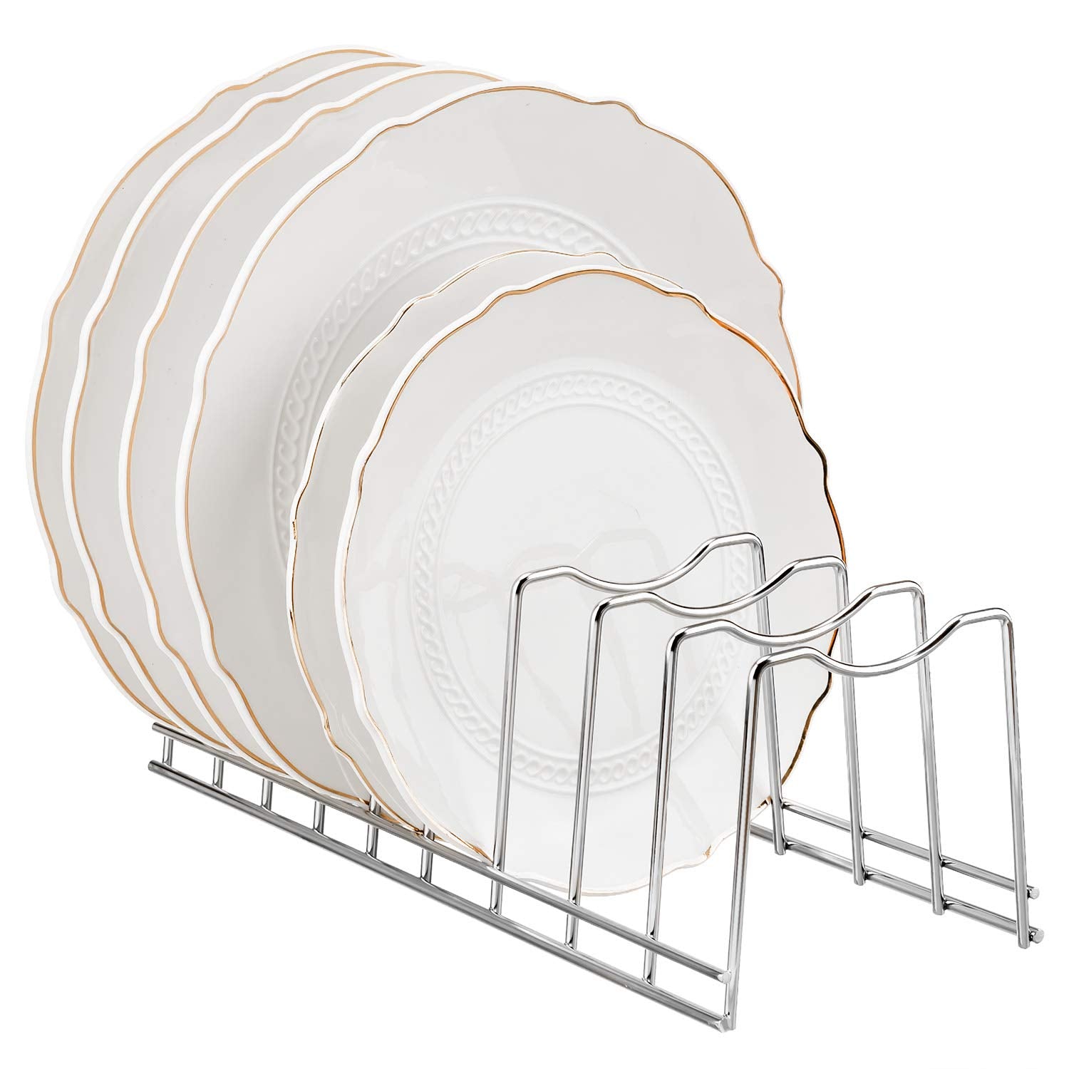 Y.Z.Bros Kitchen Pot Lid Holder Organizer, Rack Cutting Boards, Bakeware, Reusable Containers, Plates