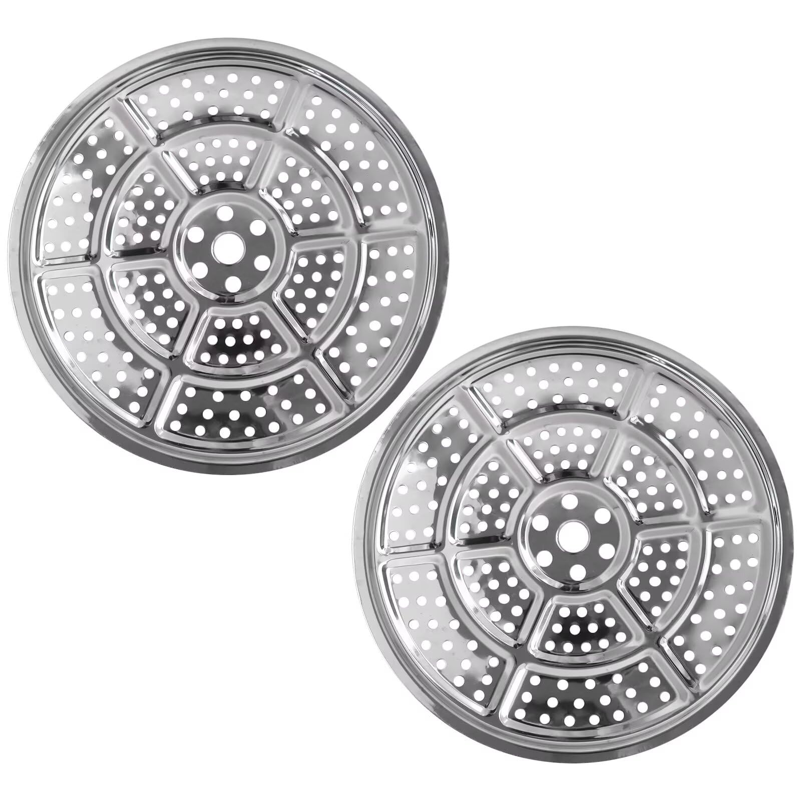 BOTTLESTALK 2 Pack of Canning Rack for Pressure Cooker Compatible for Presto 01781 23Quart, for All American 21.5Quart