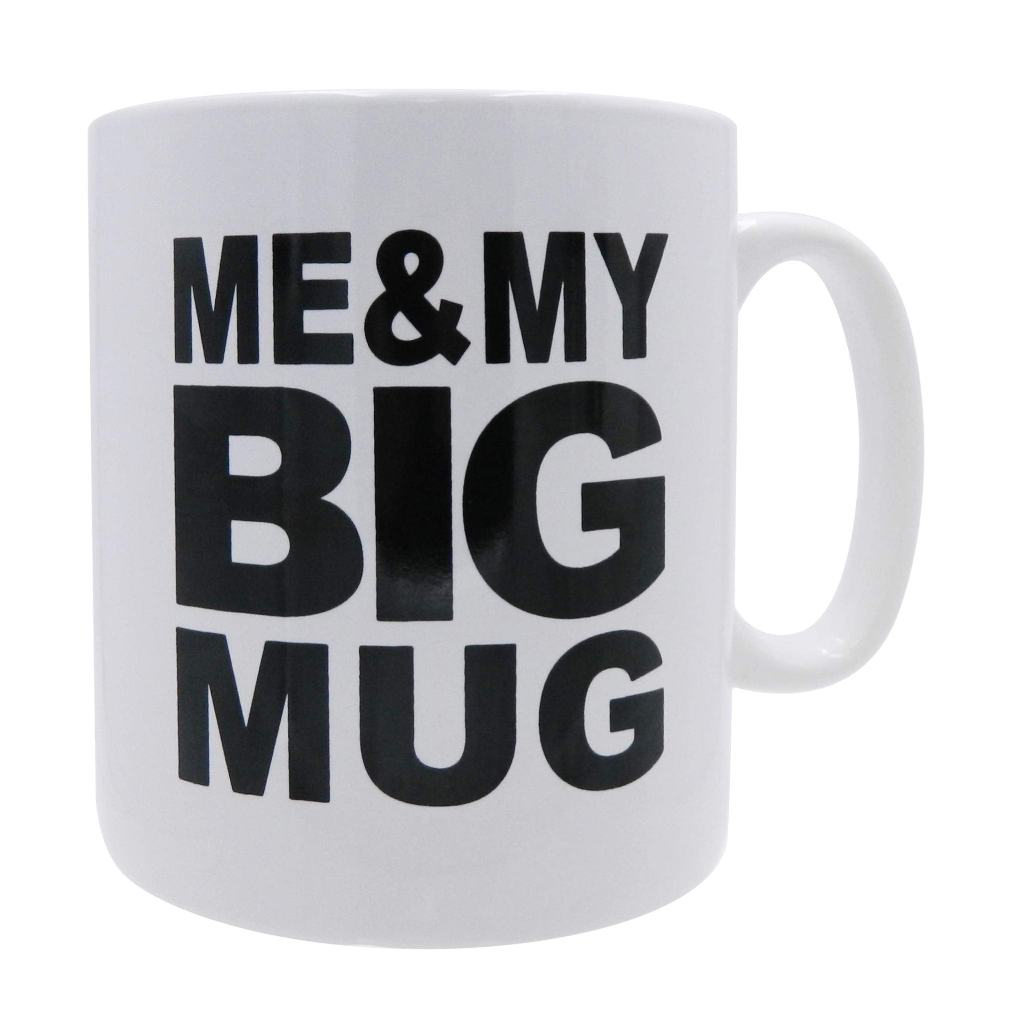 Mug BIG Coffee Mug oversize Huge 28 ounces Mega Size Cup  Extra Large for Big drinks  Office desk decor novelty Gift Coffee Lovers XL Coffee Mug (ME & MY BIG MUG)
