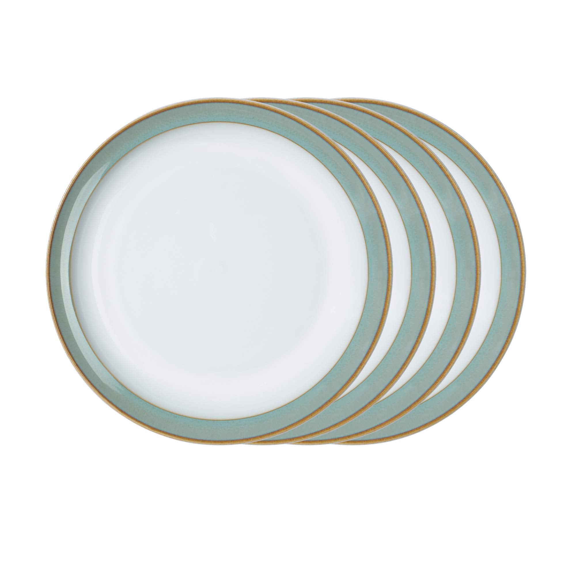 Denby Regency Green Set Of 4 Dinner Plate Set, One Size