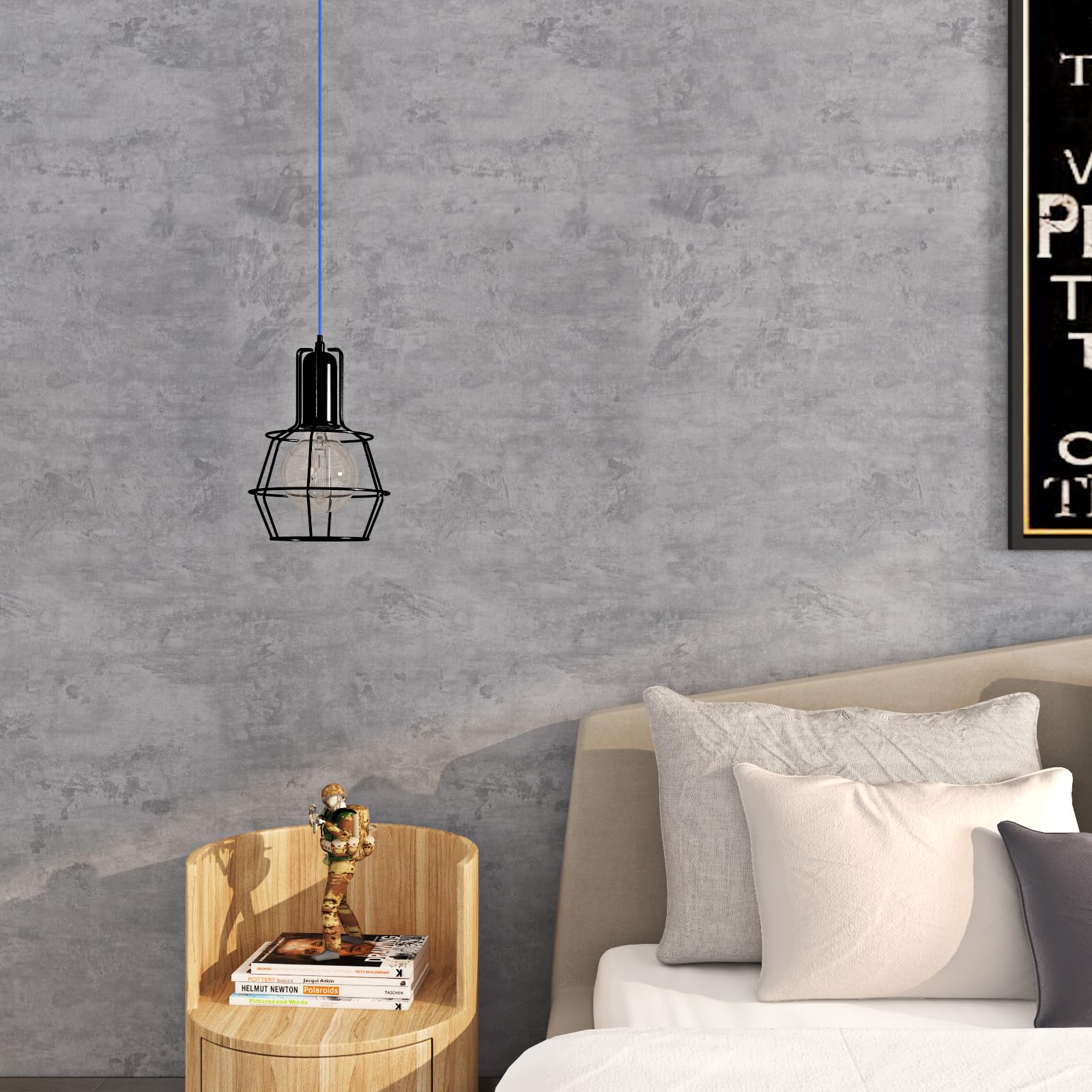 Livelynine Grey Concrete Wallpaper Peel and Stick Gray Concrete Contact Paper for Countertops Kitchen Counter Top Table Desk Top Wrap Waterproof Industrial Bathroom Walls Textured Thick 15.8x78.8