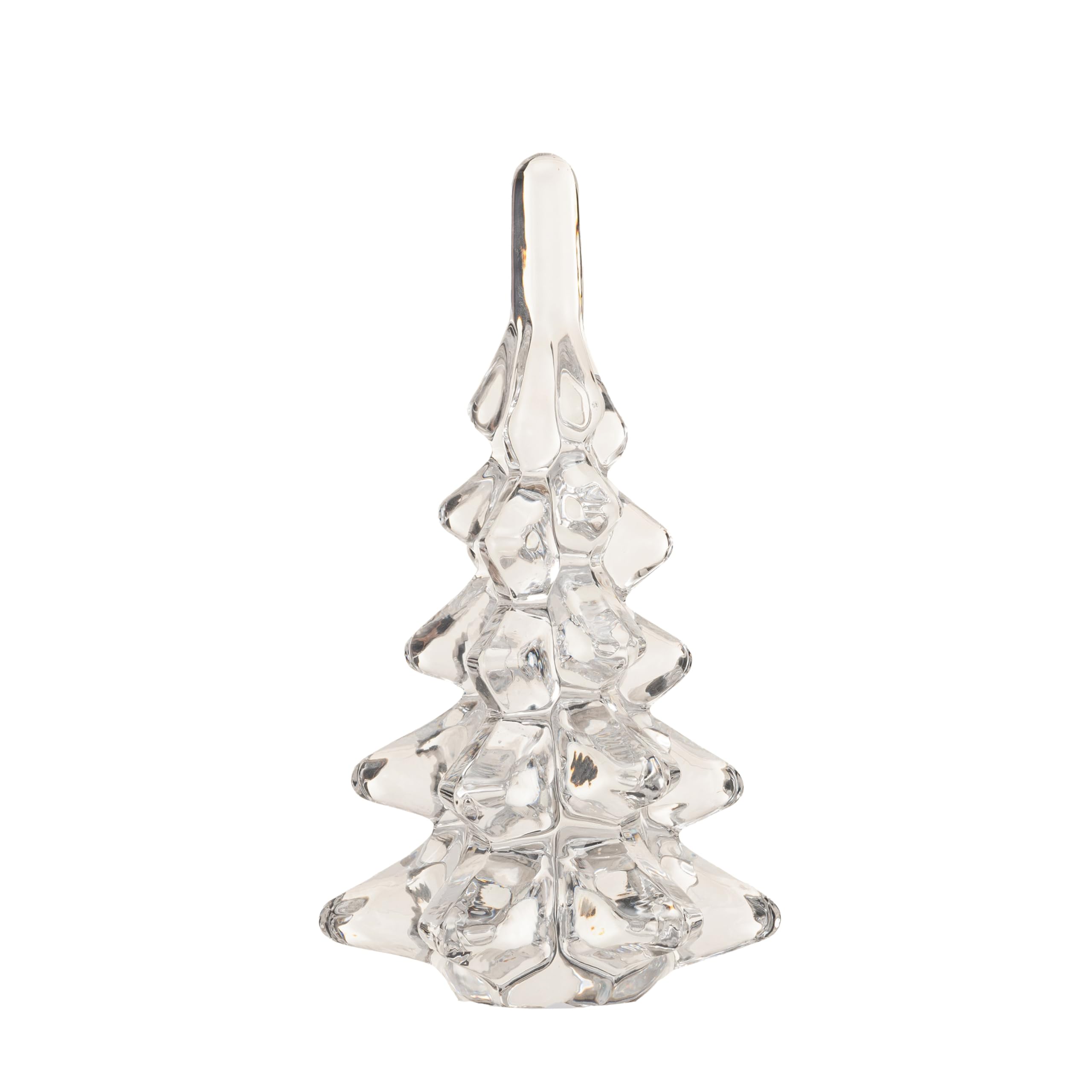 Creative Co-Op Mini Glass Christmas Tree Decor, Clear