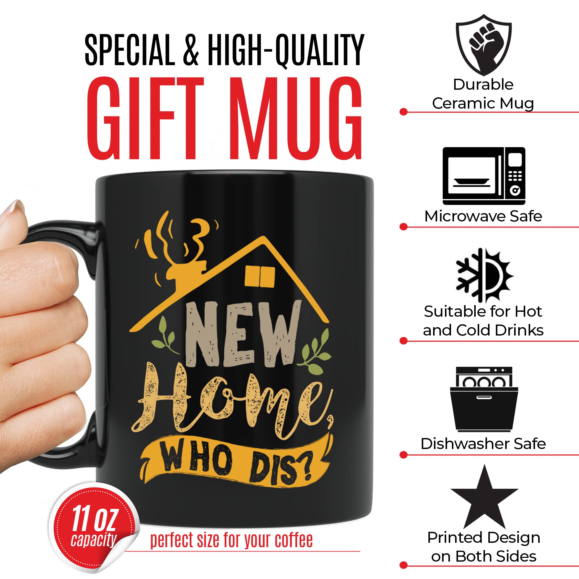 Funny Housewarming gift for new homeowner - Housewarming coffee mug for men or women, family or friends, original gift idea for