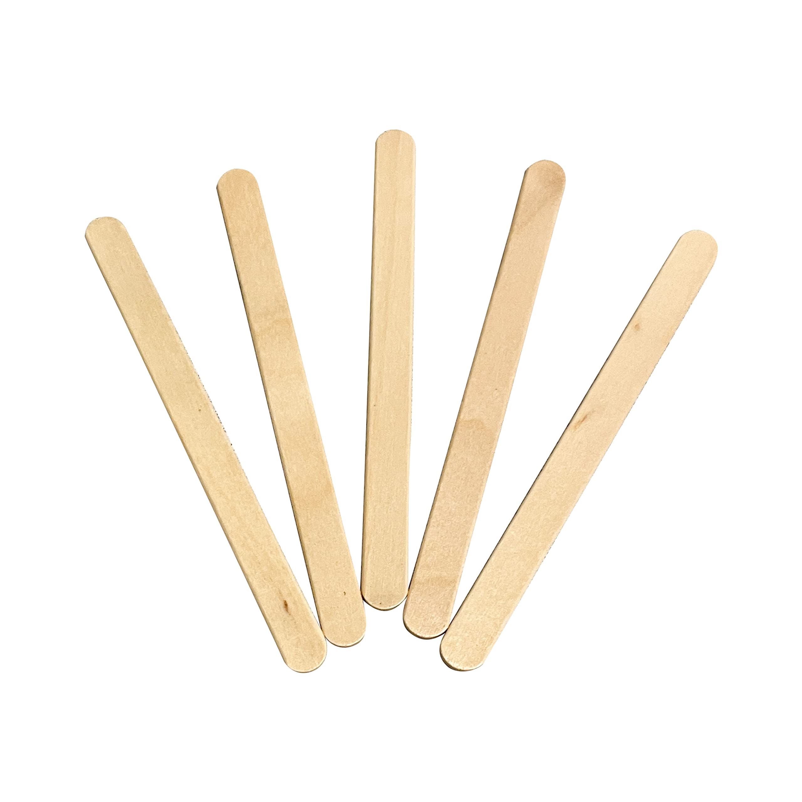 Kingseal Natural Birch Wood Coffee Beverage Stirrers, Stir Sticks, Waxing Sticks, 4.5 Inches, Round End - 2 Packs Of 1000 (2000