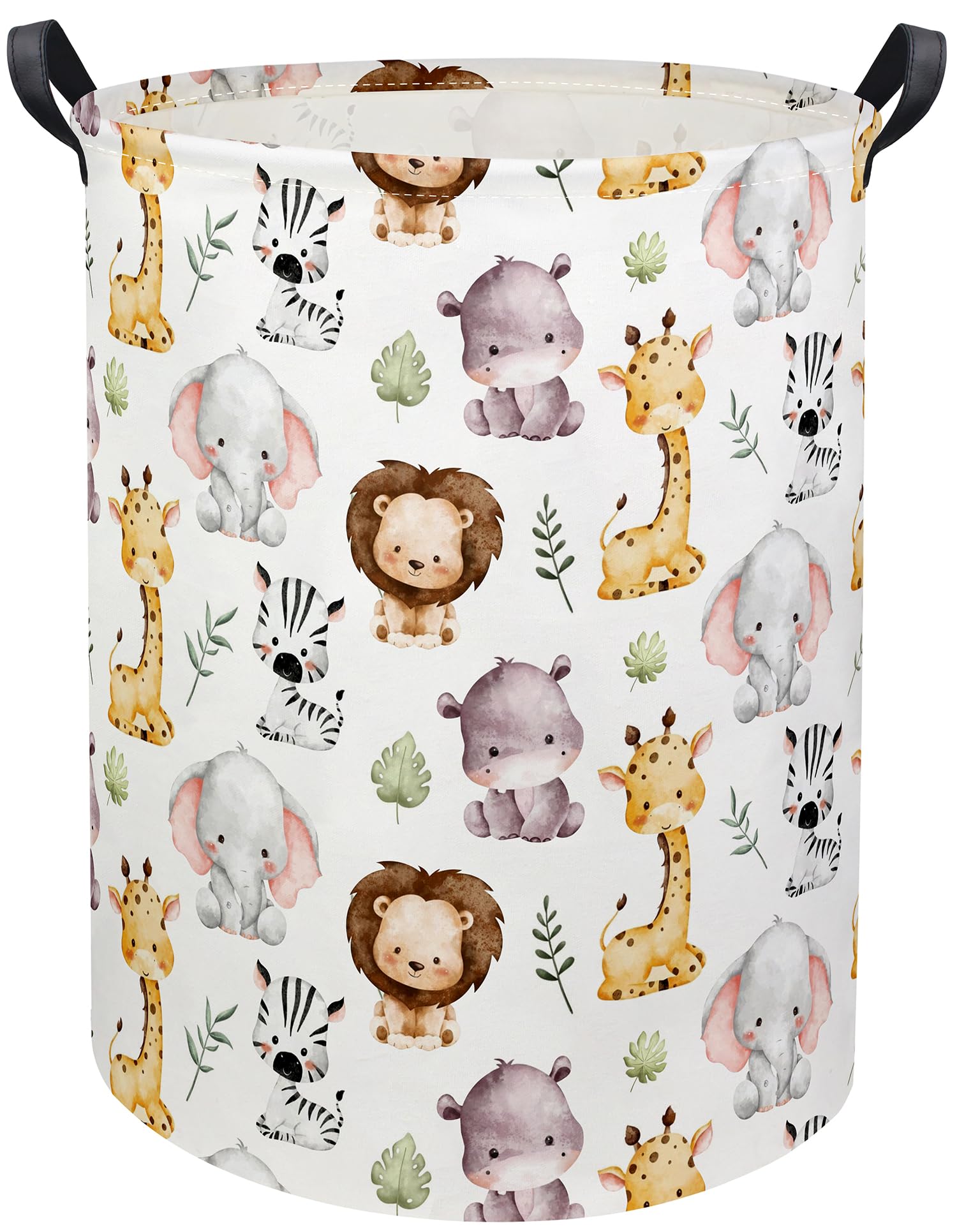 Tibaolover Animal Baby Laundry Basket Kids Hamper Animal Toy Storage Bin For Boys Room Decor Baby Nursery Hamper Gift Baskets Fo