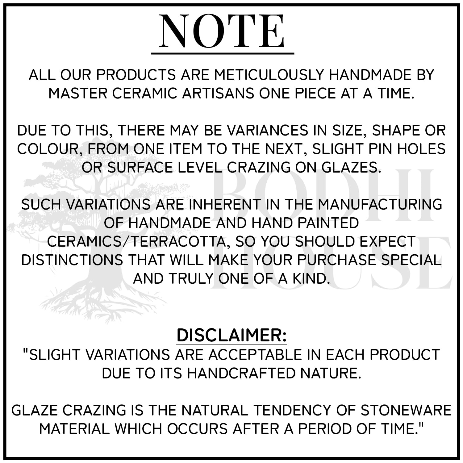 Bodhi House Handcrafted Stoneware Reactive Glaze Ceramic Dinner Set, 20 Pieces Serving For 6, Microwave And Dishwasher Safe, Bon