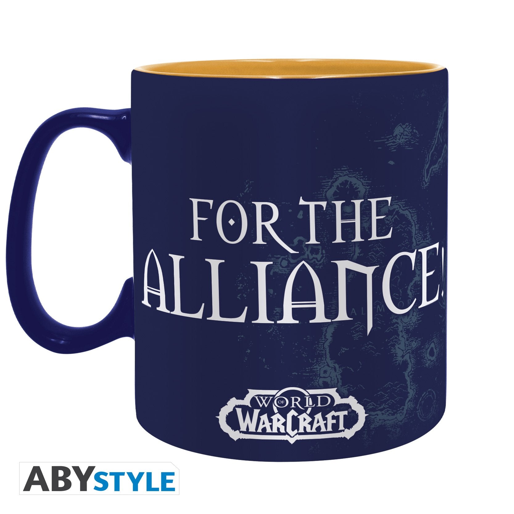 ABYSTYLE World of Warcraft Alliance Ceramic Coffee Tea Mug Holds 16 Oz. Video Game Action Home & Kitchen Drinkware Merch Gift
