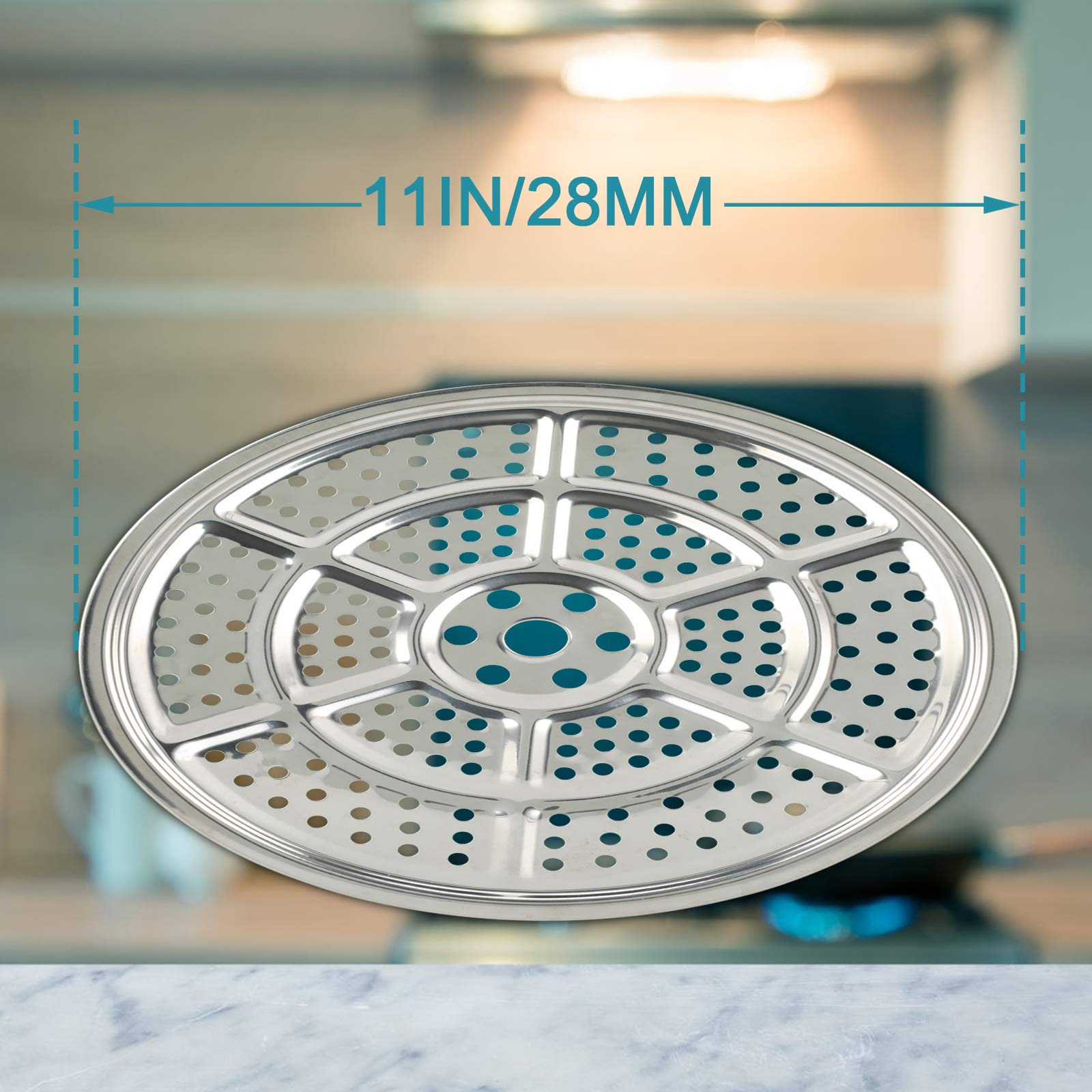 Fonllam 2Pack Stainless Steel Canner Rack - 11-Inch Pressure Cooker Rack For Pressure Canner - Compatible With Presto, All-Ameri