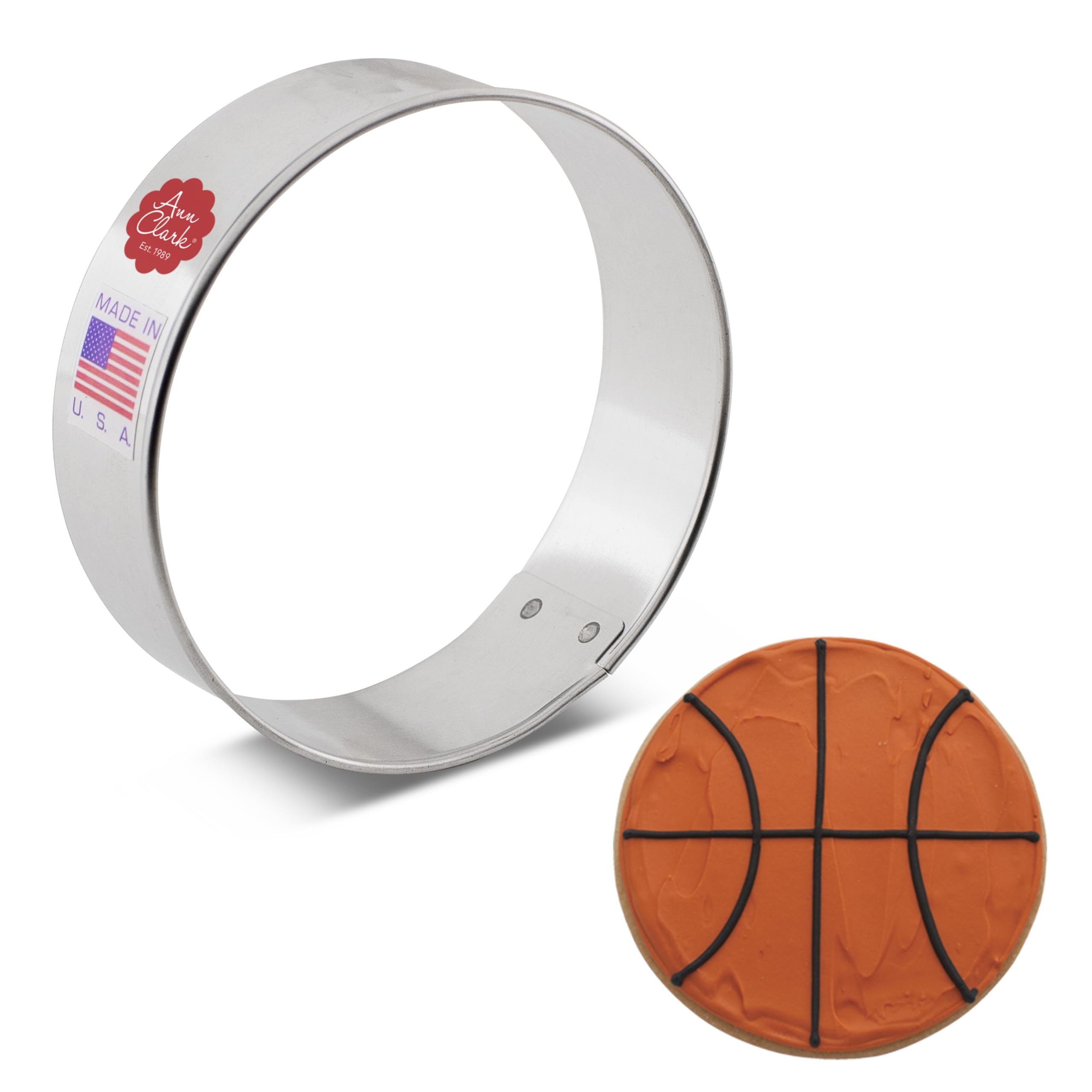 Biscuit Circle Cookie Cutter 3'' Made In Usa By Ann Clark