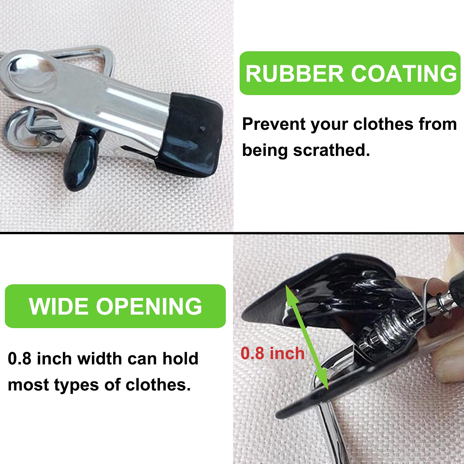 Boot Hangers Clips  16 Pack Laundry Hooks Hanging Clips Clothes Pins Closet Hanger Organizer Clamps Socks Towel Clips Heavy Duty Clothespins Bulk Hanger Clips for Closet Travel Pants Socks Handbags