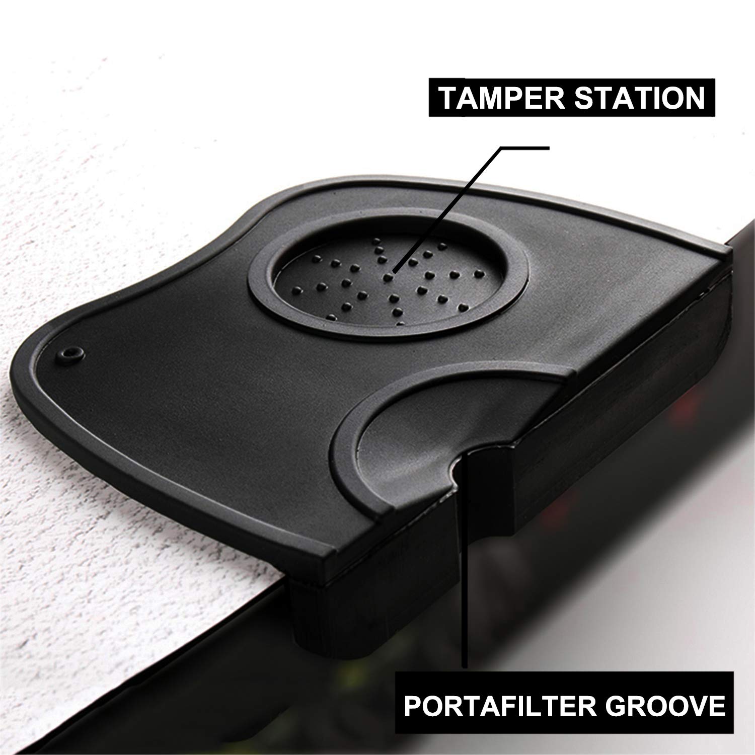 Kilimazart Coffee Tamper Mat Silicone Corner Tamping Mat (Medium)