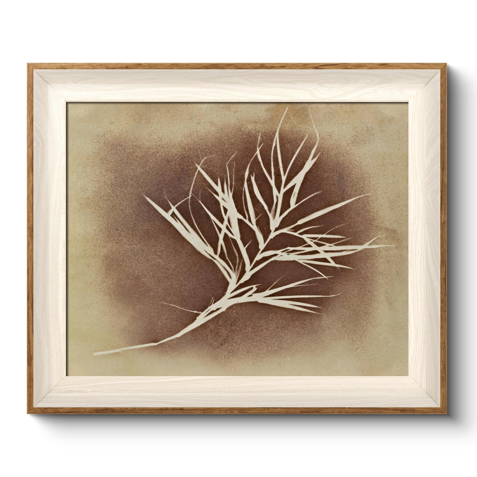 VIYYIEA Framed Wall Art for Living Room, Herbarium Canvas Prints, Vintage Home Decor, Flowers Painting Picture, Bathroom Wall De