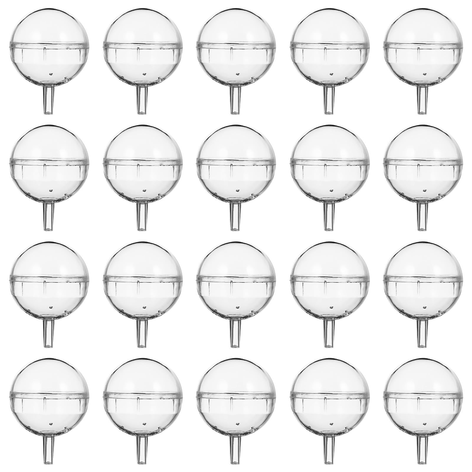 SEWACC 25pcs Plastic Chocolate Bouquet Cups Candy Bouquet Holders Clear Candy Truffle Cups for Party Decor