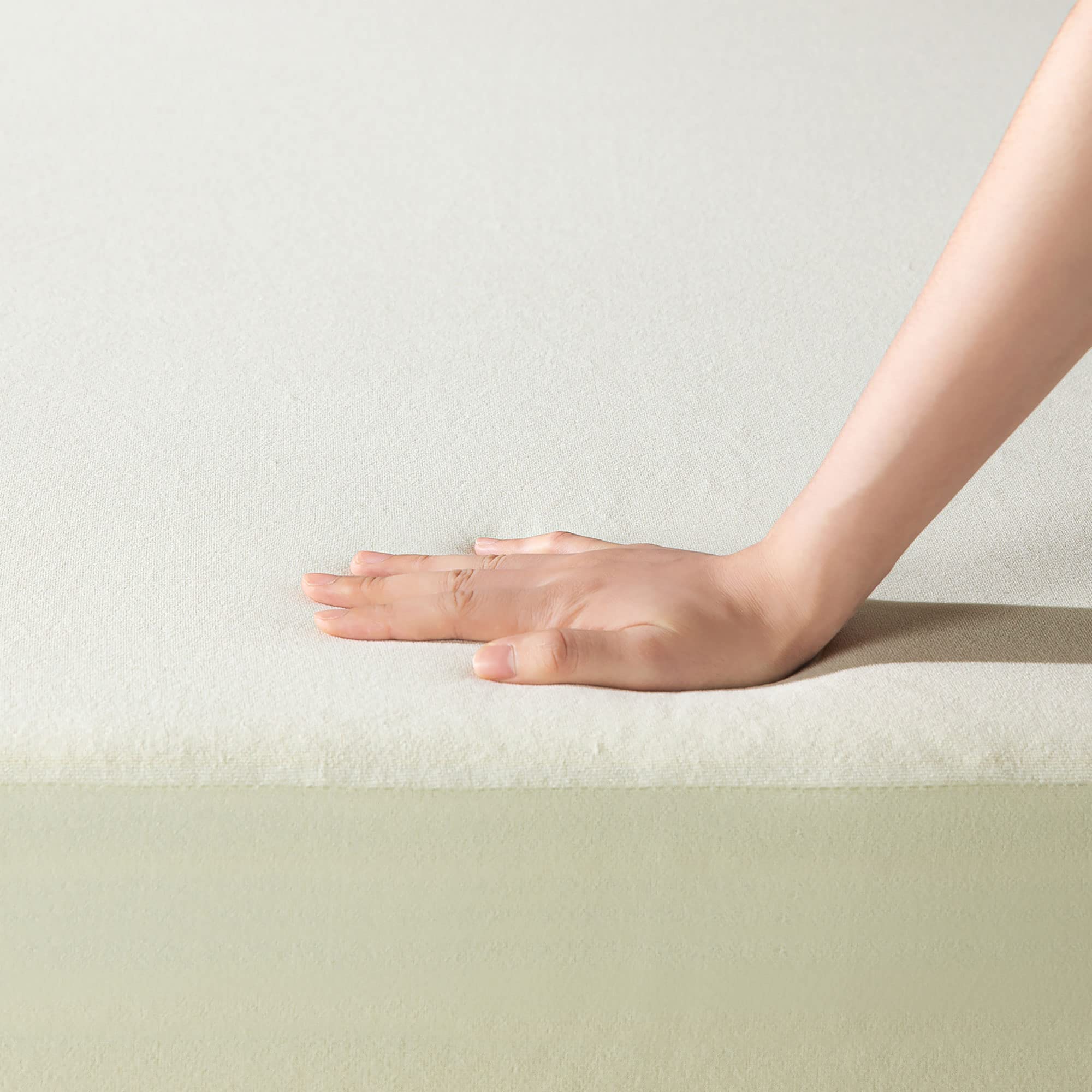 Best Price Mattress Queen Mattress 6 inch Bed-In-A-Box  Green Tea Memory Foam  Cream