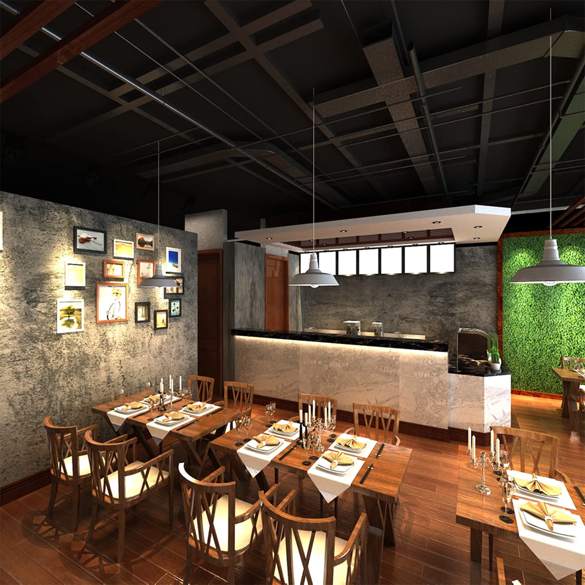 48X354Inch Extra Wide Concrete Cement Texture Wallpaper Peel And Stick Dark Grey Countertop Contact Paper Matte Thicken Adhesive