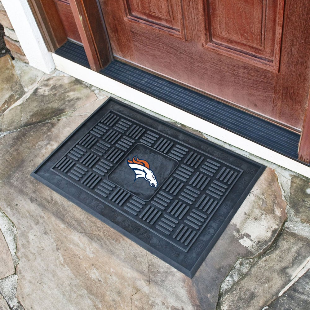 NFL - Denver Broncos Heavy Duty Door Mat - 19.5in. x 31in.