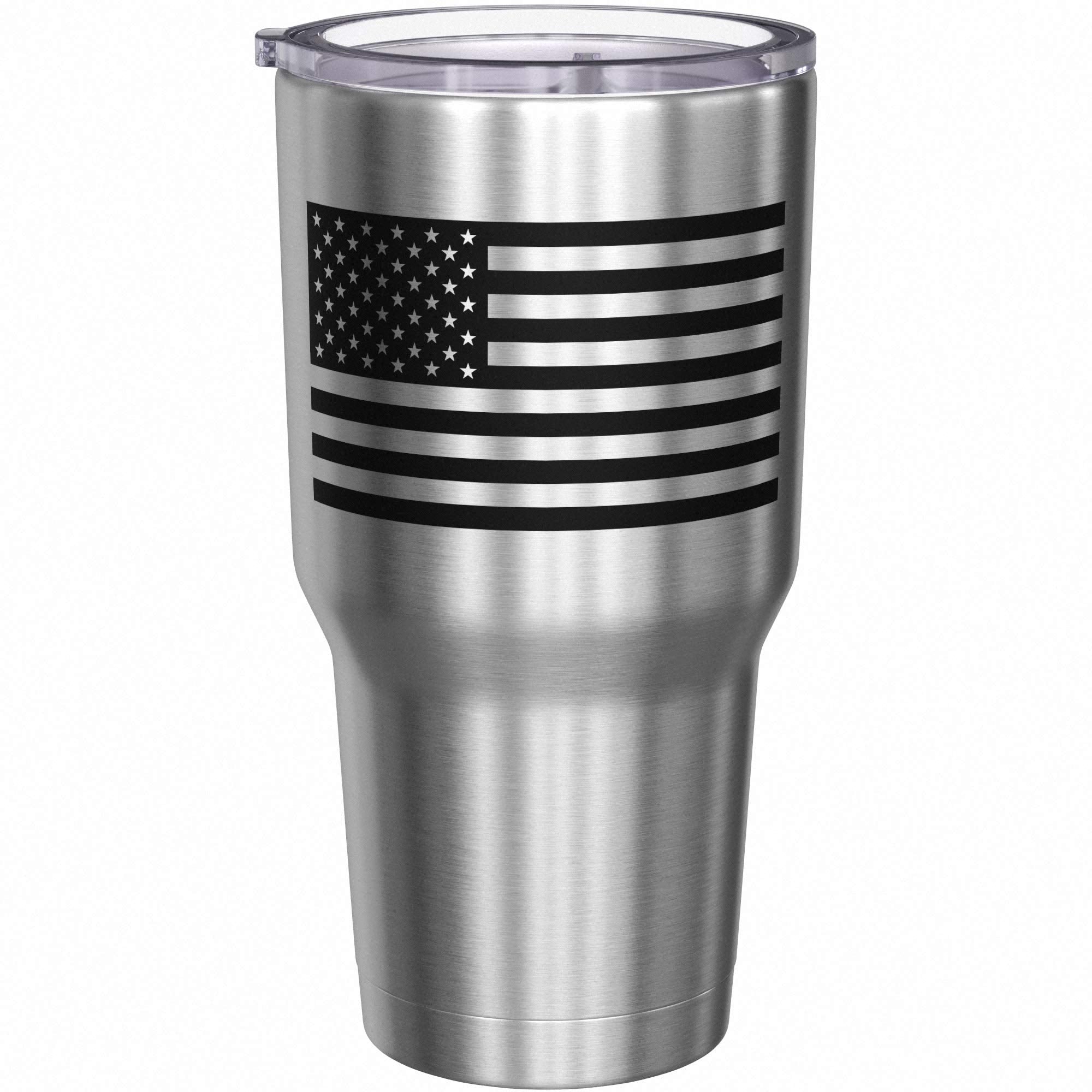 We The People Holsters - Gadsden Flag - Dont Tread On Me - Snake Tumbler - American Flag Coffee Travel Mug - American Made Trave