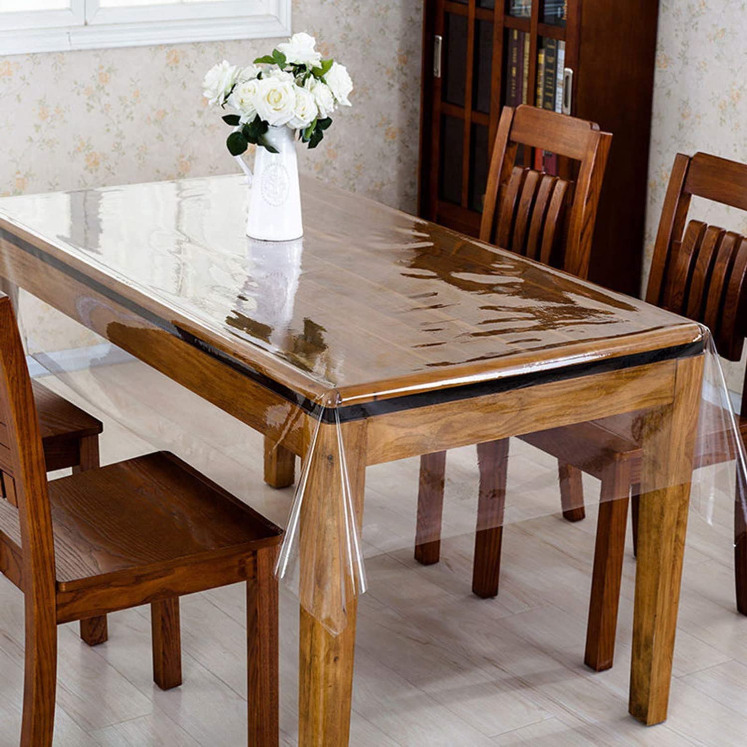 Kuber Industries Table Cloth for 6 Seater Dining Table|Dining Table Cover 6 Seater|Table Sheet For dining, Party, Events|Waterpr