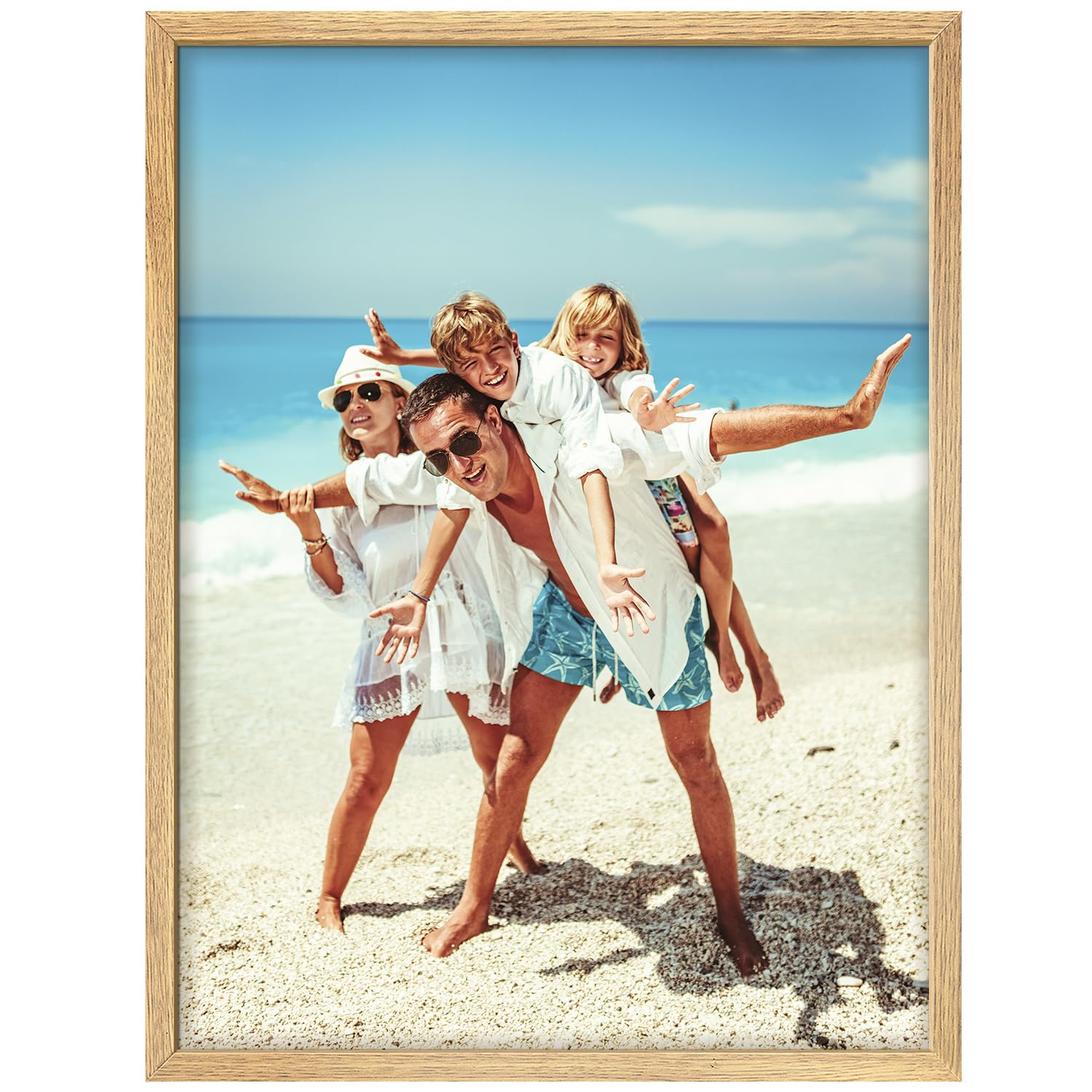 Wall26 Custom Framed Poster Wall Art For Living Room, Bedroom Canvas Prints For Home Decoration Ready To Hang - 12''X16'' Natura