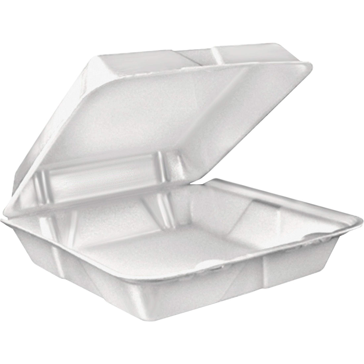 Dart - Drc90Ht1R Dart 90Ht1R Lg Foam Hinged Container, 9 Inches (Case Of 200), White