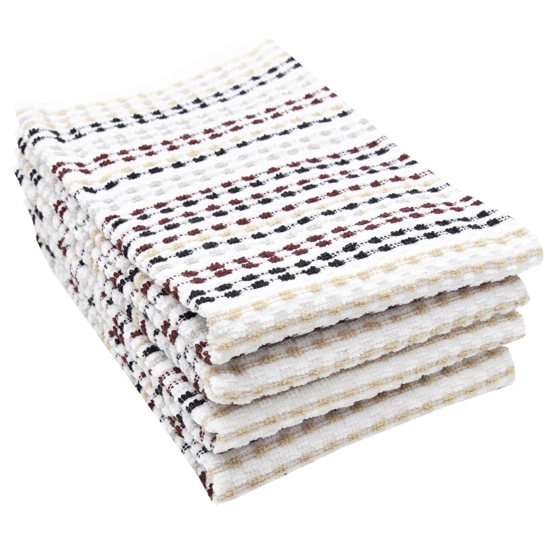 Ritz Pebble Bar Mop, Neutral Color, 4 Towel Set