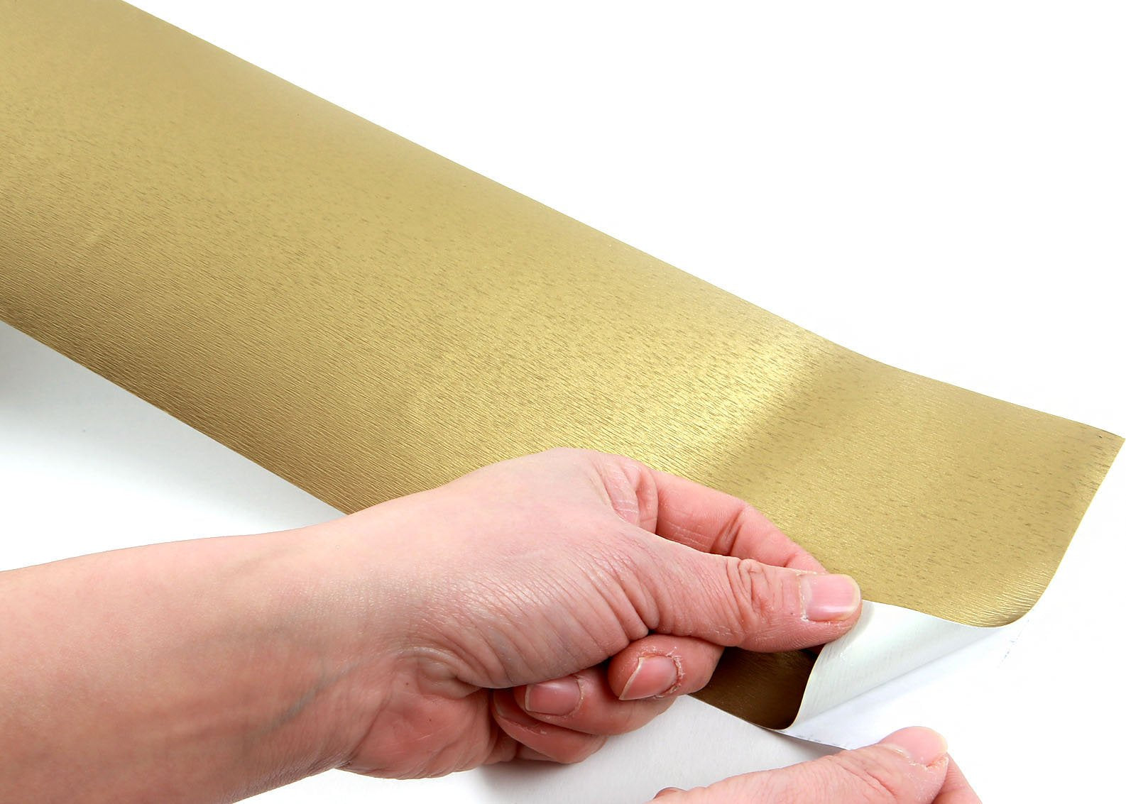Roserosa Peel And Stick Pvc Self-Adhesive Wallpaper Border Board Trim Moulding Sticker Hair Line (Mg237B : 3.93 Inch X 16.40 Fee