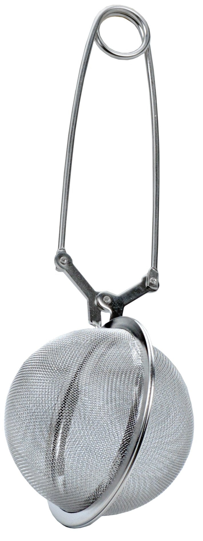 Rsvp International Endurance Collection Loose Tea Infuser Spoon, 18/8 Stainless Steel, Dishwasher Safe, 6-1/2'', Large Mesh, 2.5