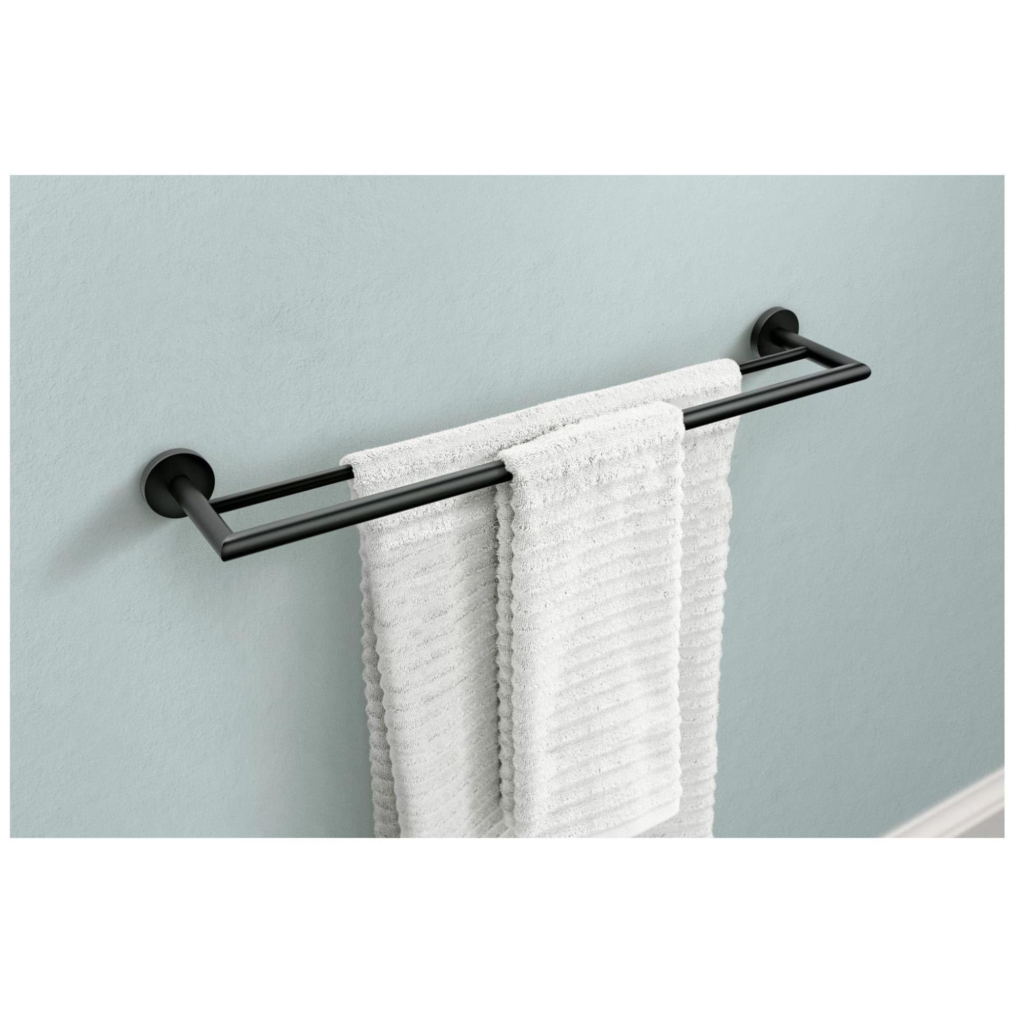 Moen Y5722Ch 24-Inch Modern Double Towel Bar, Chrome
