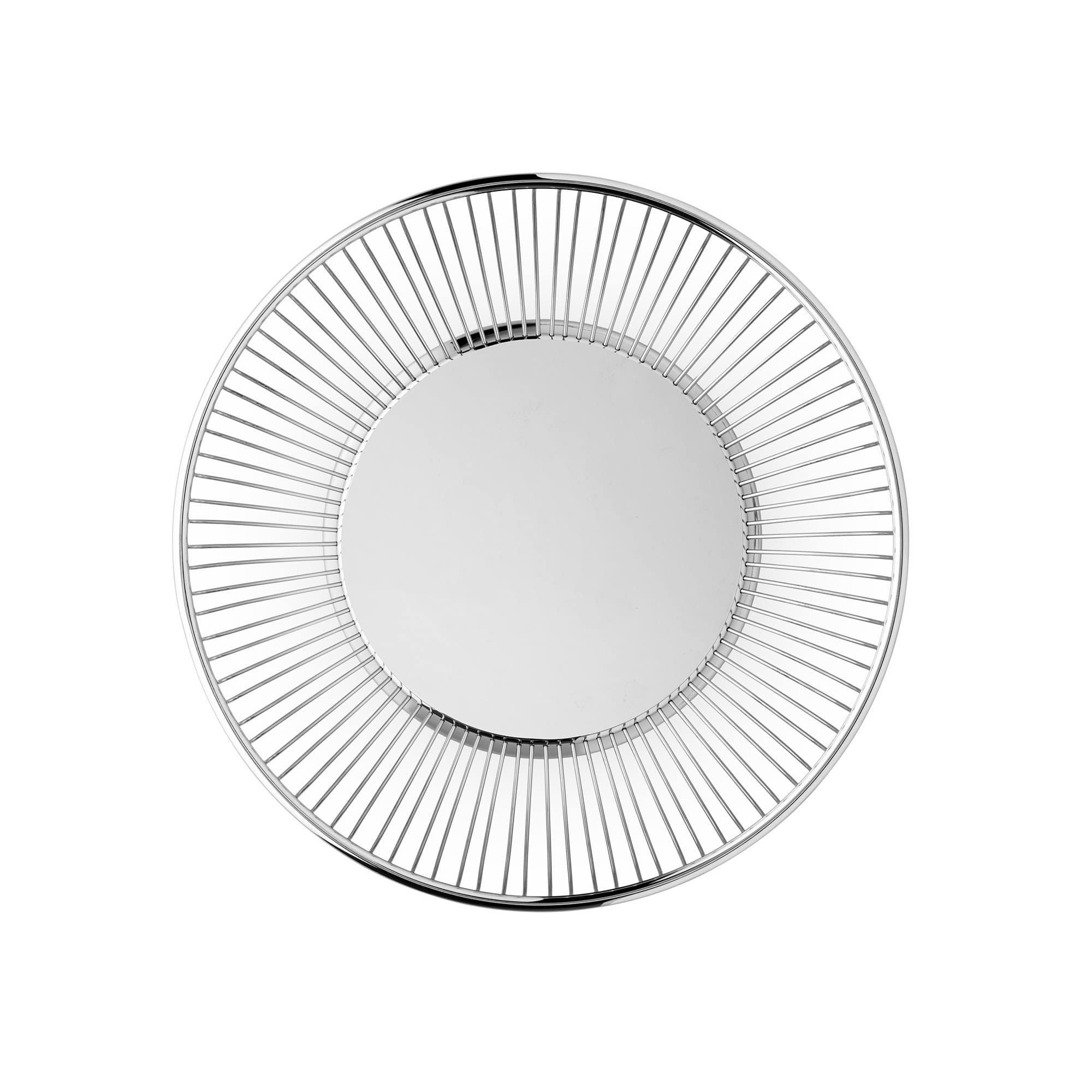 Alessi - Wire Centerpiece Fruit Basket In 18/10 Stainless Steel, Polished, 9-1/2-Inch,Silver