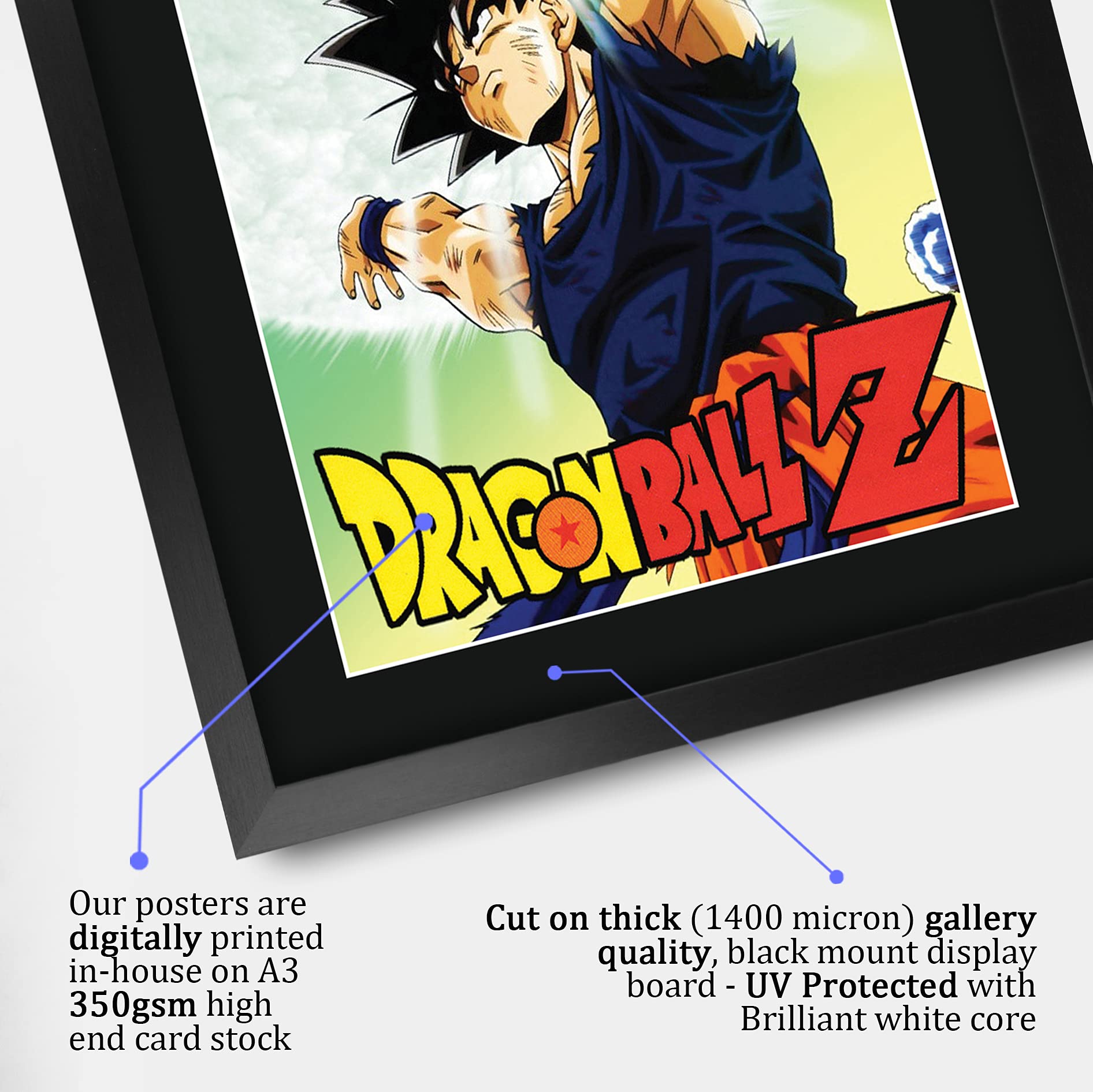 Hwc Trading Dragonball Z Sean Schemmel 16 X 12 Inch Framed Gifts Printed Signed Autograph Picture For Tv Memorabilia Fans - 16''