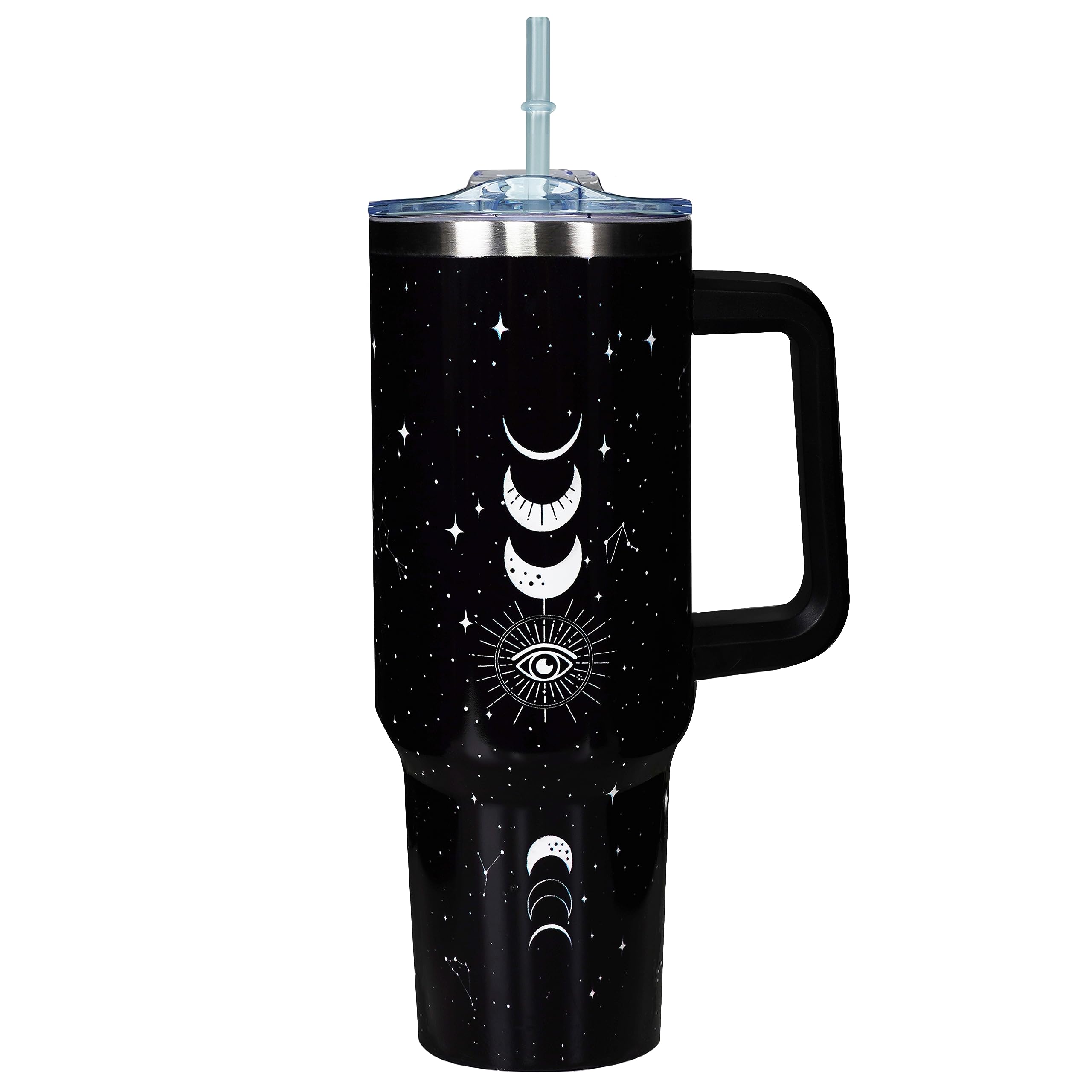 40 Oz Tumbler With Handle 40oz Boho Tumbler With Lid Straw Double Insulated Travel Coffee Mug Womens Boho Cup Gifts