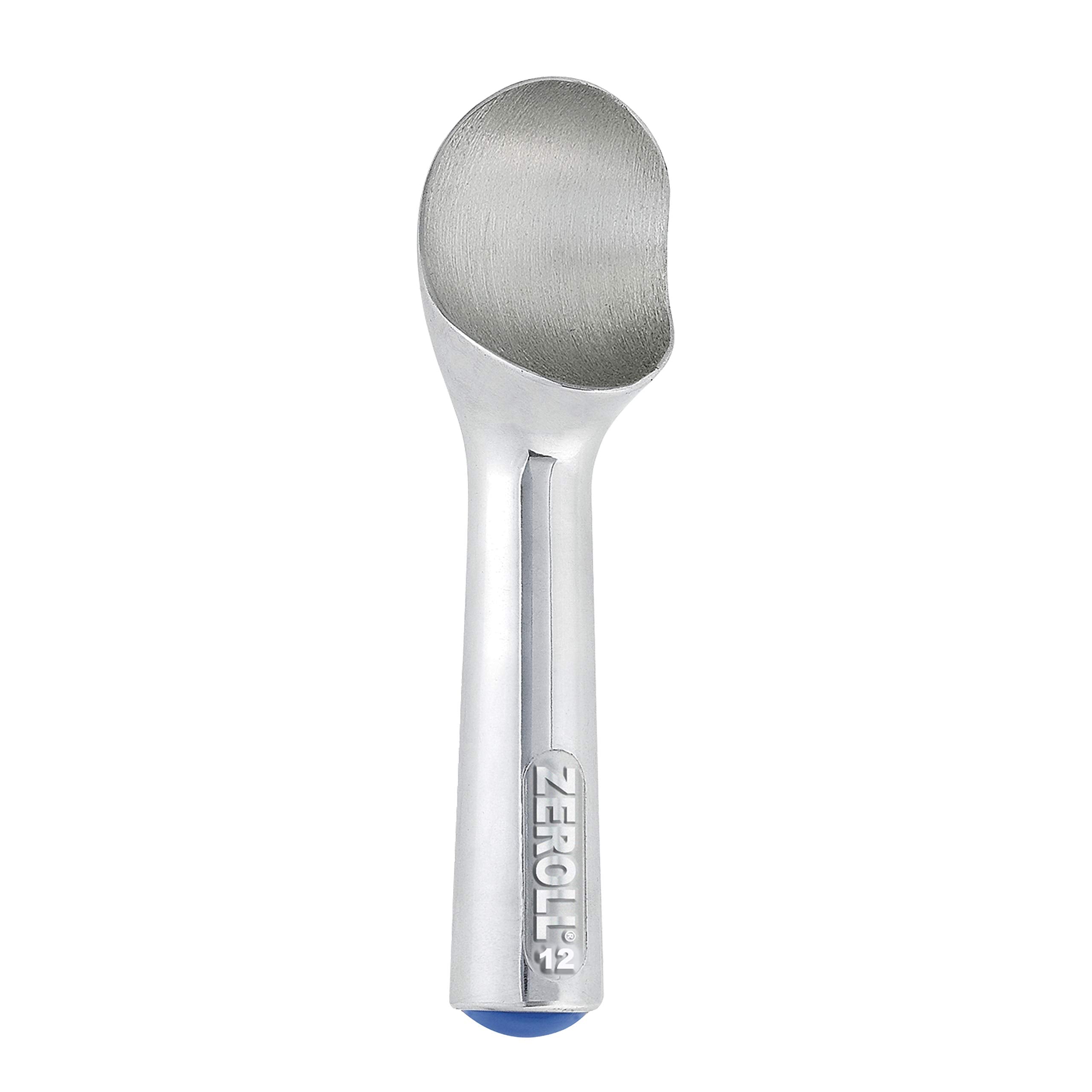 Zeroll 1012 Original Ice Cream Scoop, 3-Ounce, Aluminum, Silver, Heat Conductive Handle, Easy Release, Made in USA